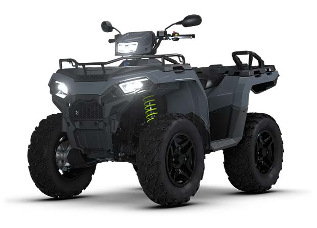 Sportsman 570 EPS DLX - Stealth Gray (Quad L7e)