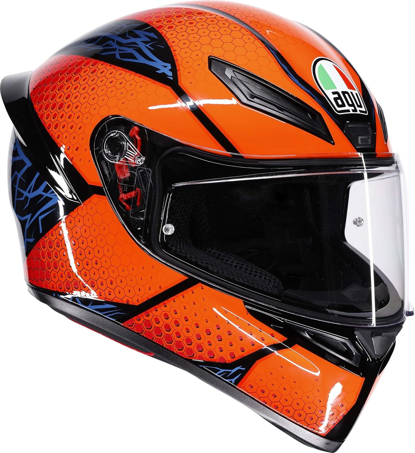 AGV K1 S SPEEDARMOR BLK/ORA/BLUE