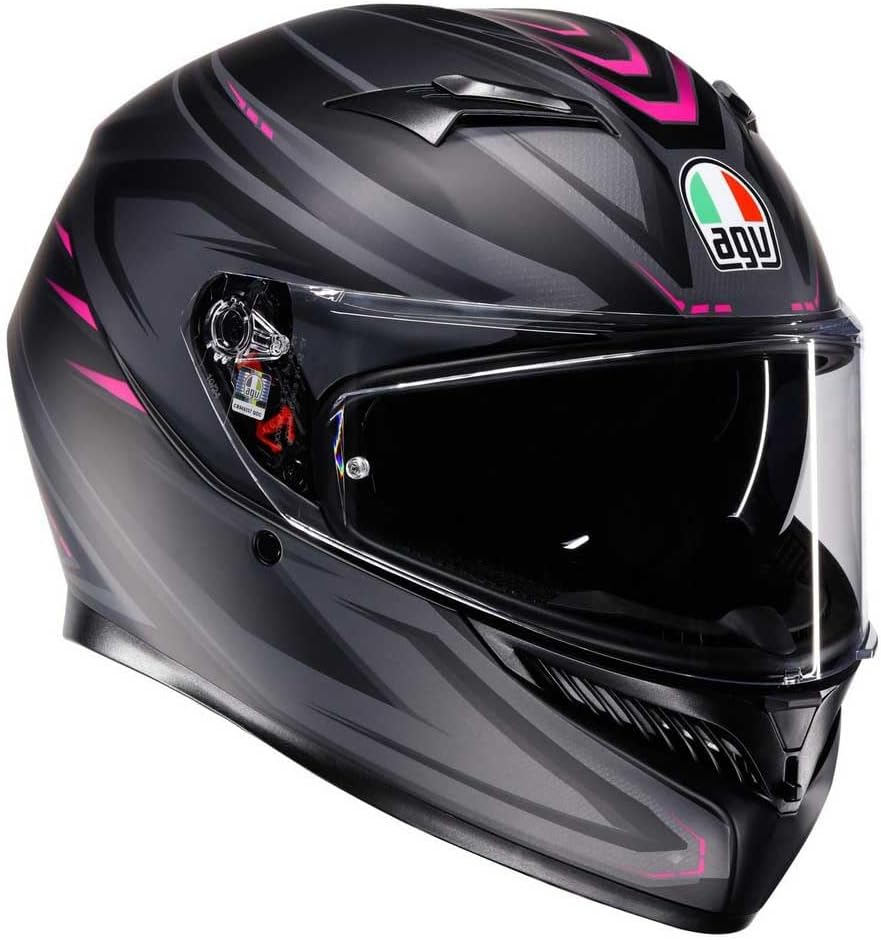 AGV K3 MPLK SYTH MATT BLACK/PINK