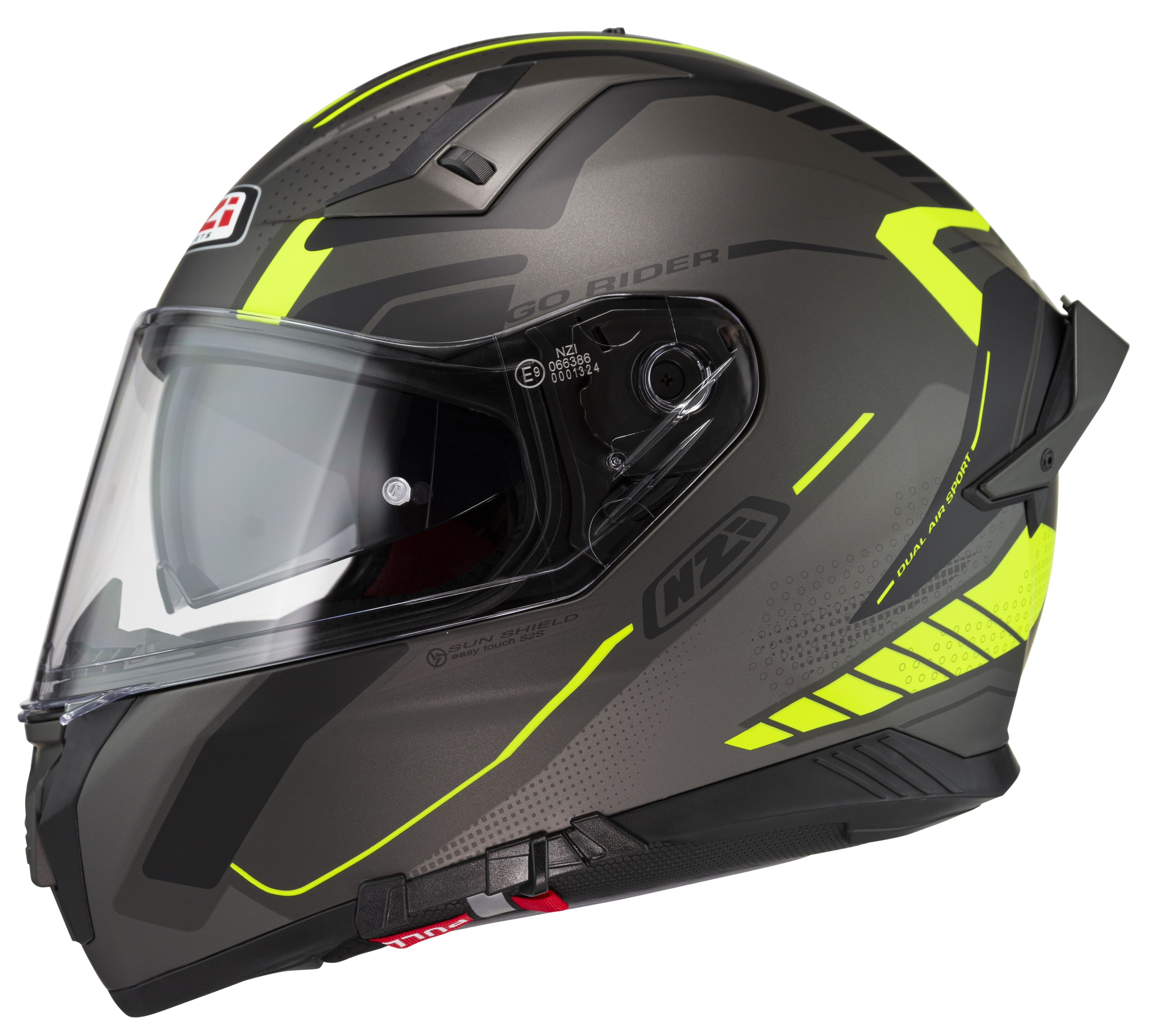 NZI GO RIDER MOTION ANTRA&BLACK&YELLOW Matt