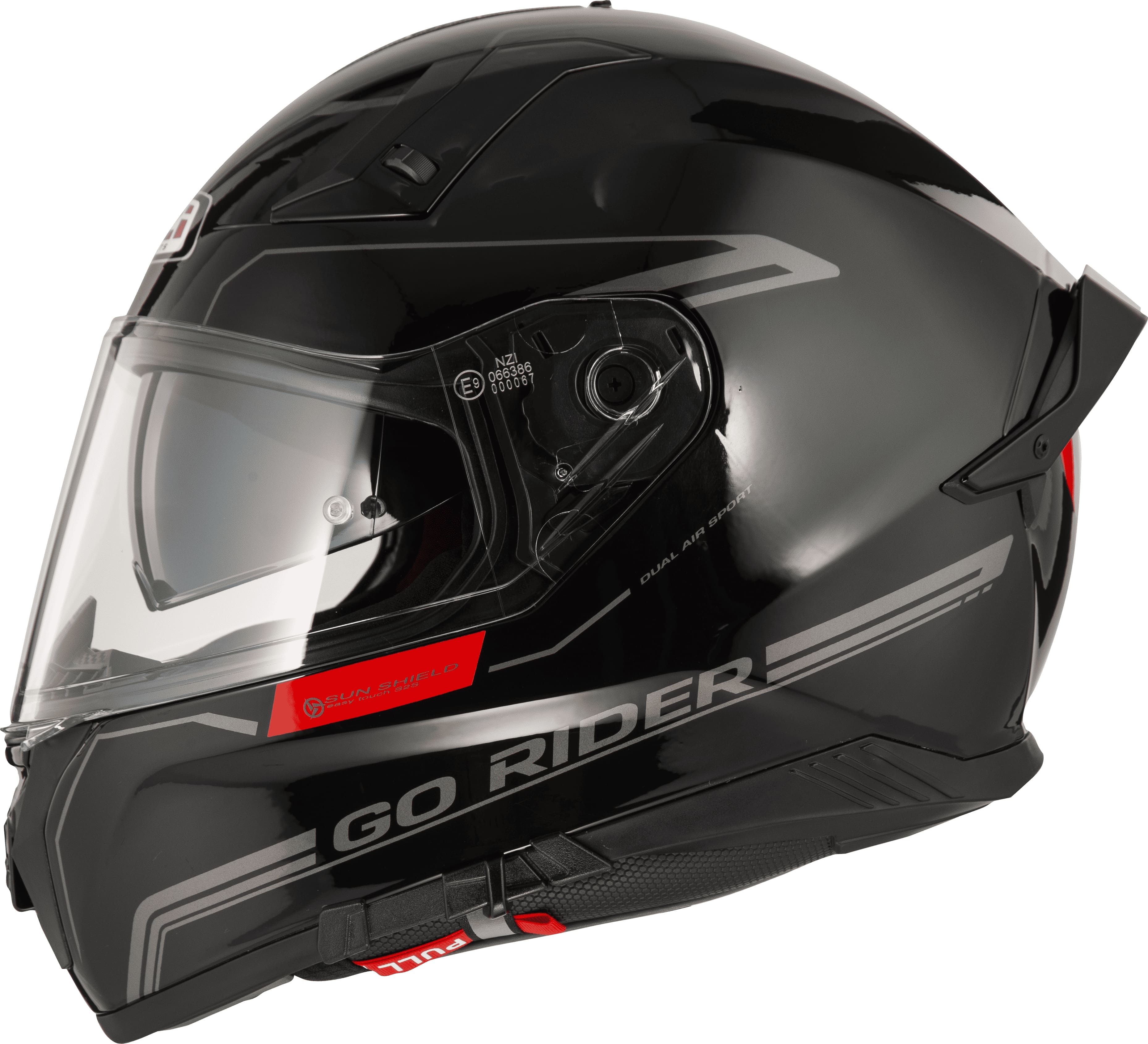 NZI GO RIDER SOLID NOUVEAU BLACK Matt