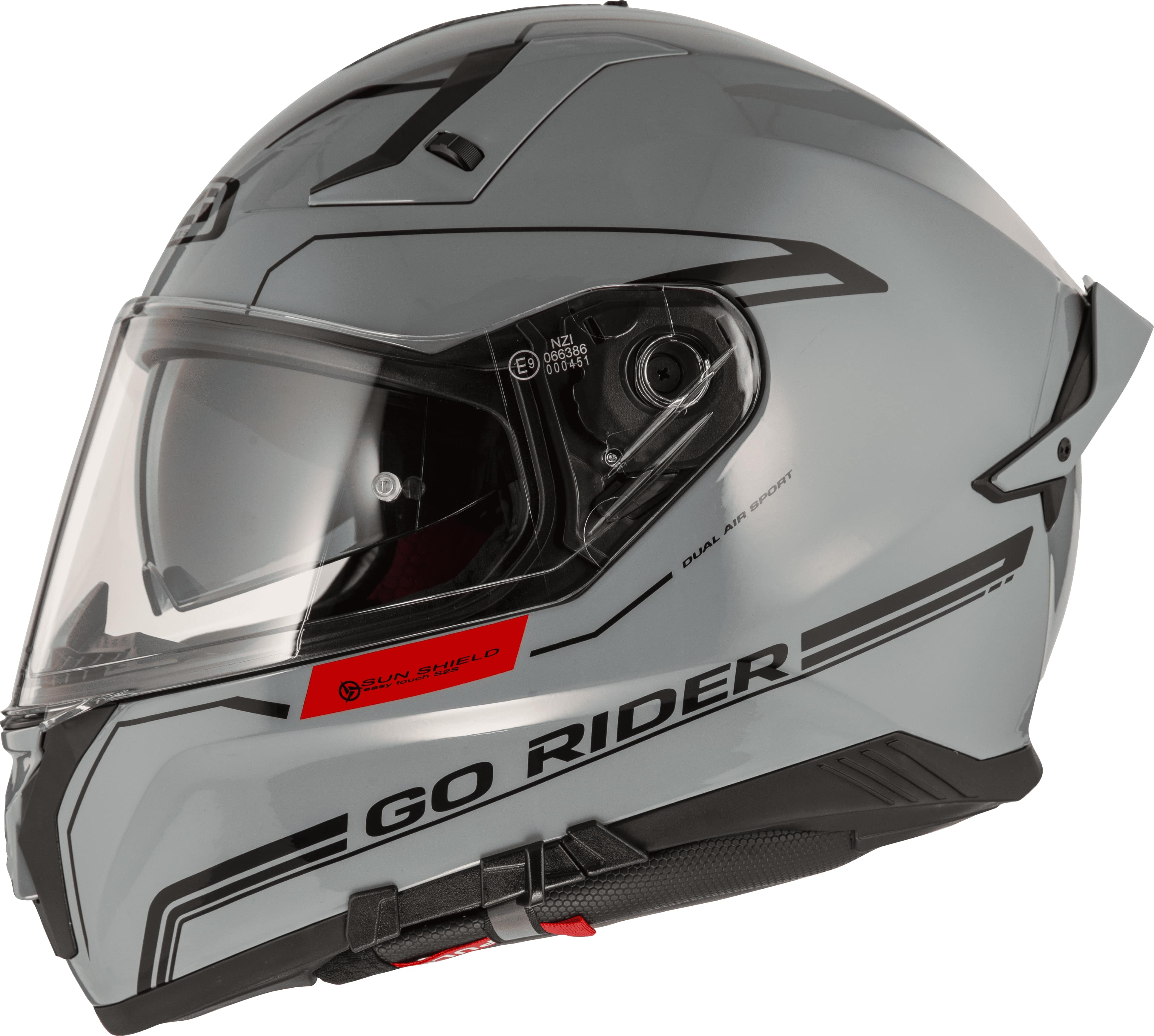 NZI GO RIDER SOLID NOVEAU GREY Brilho