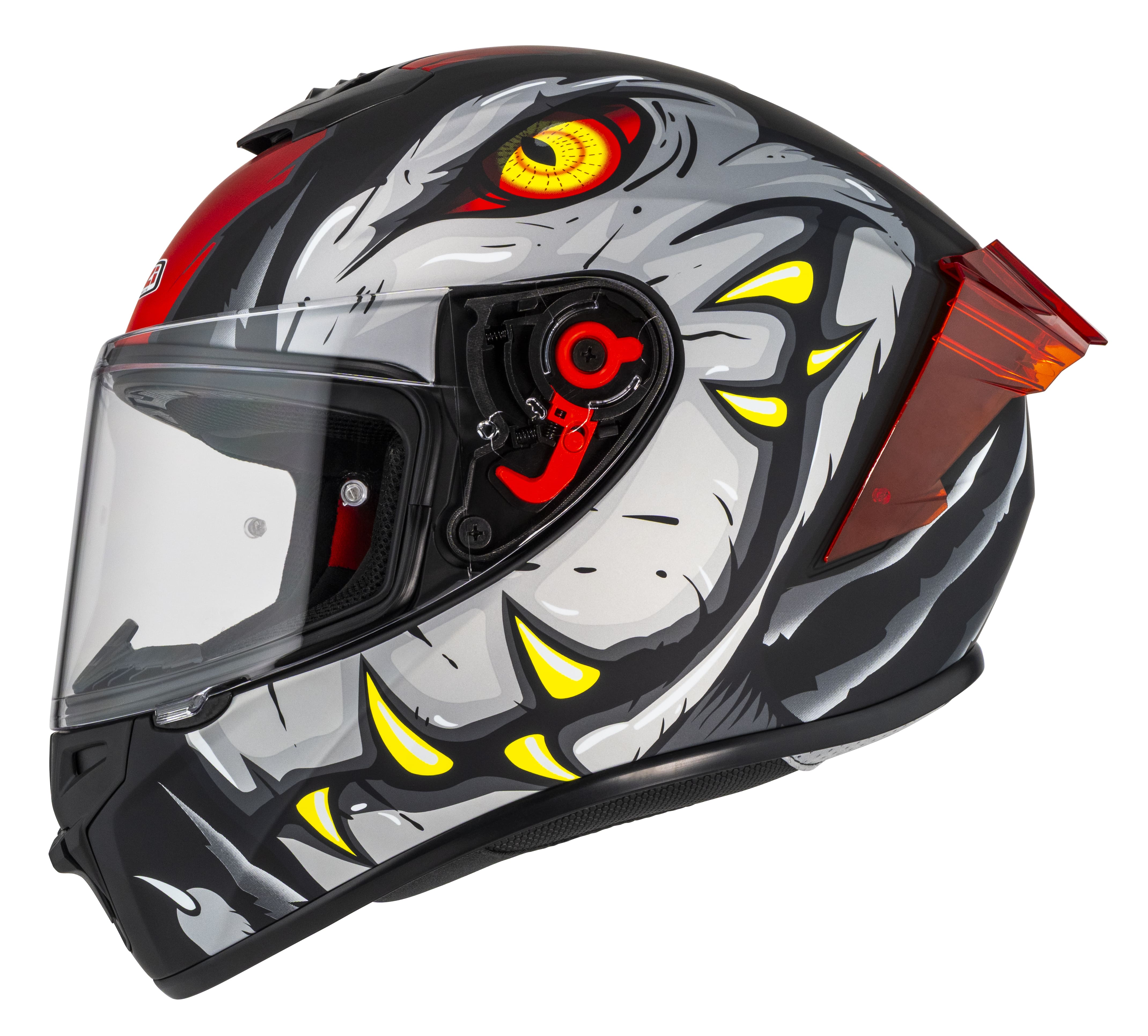 NZI TRENDY 3 STREAM RAPTOR BLACK&GREY&RED S MATT 2