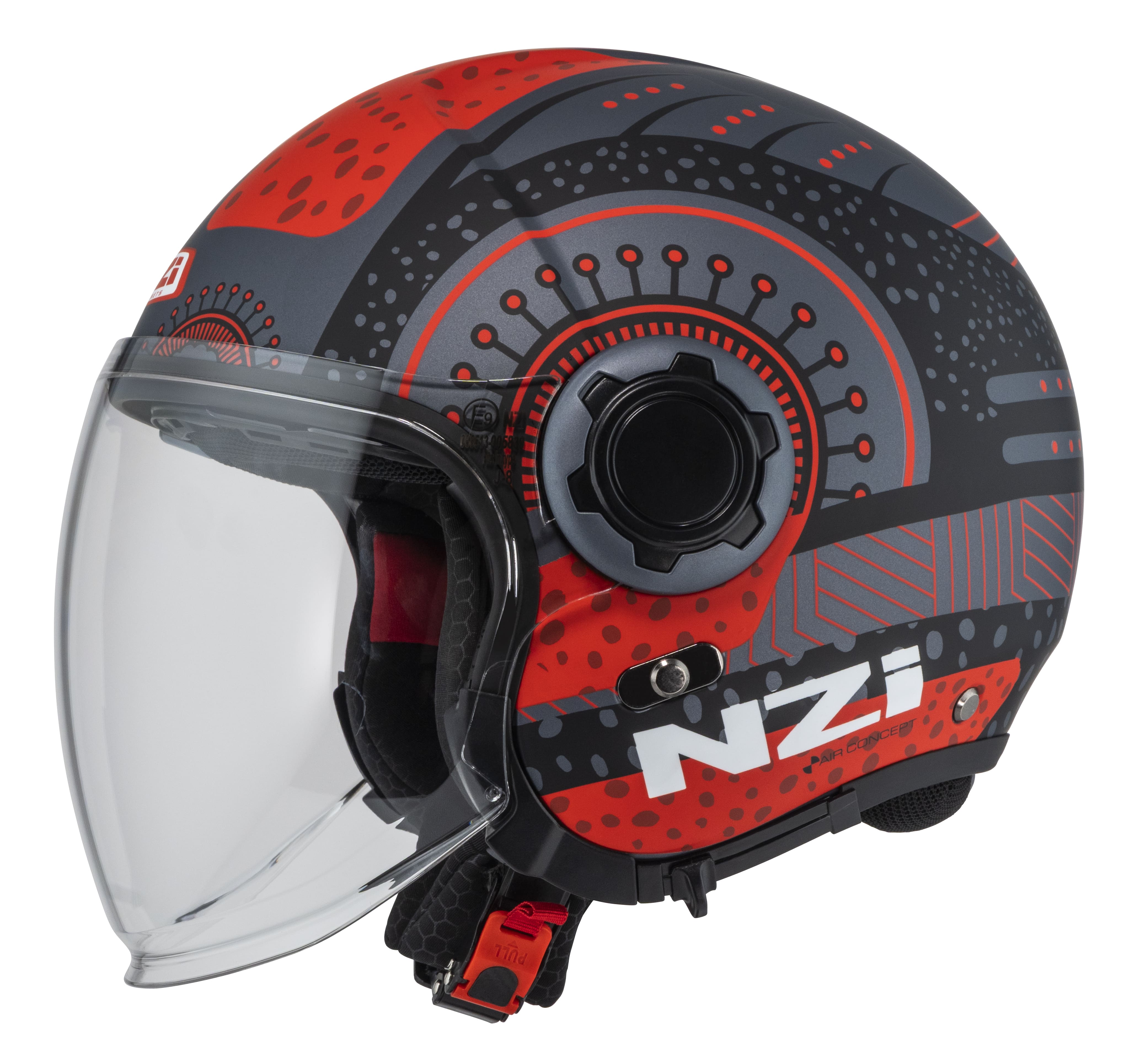 NZI RINGWAY2 DUO ANTERA ANTRACITE&RED MATT