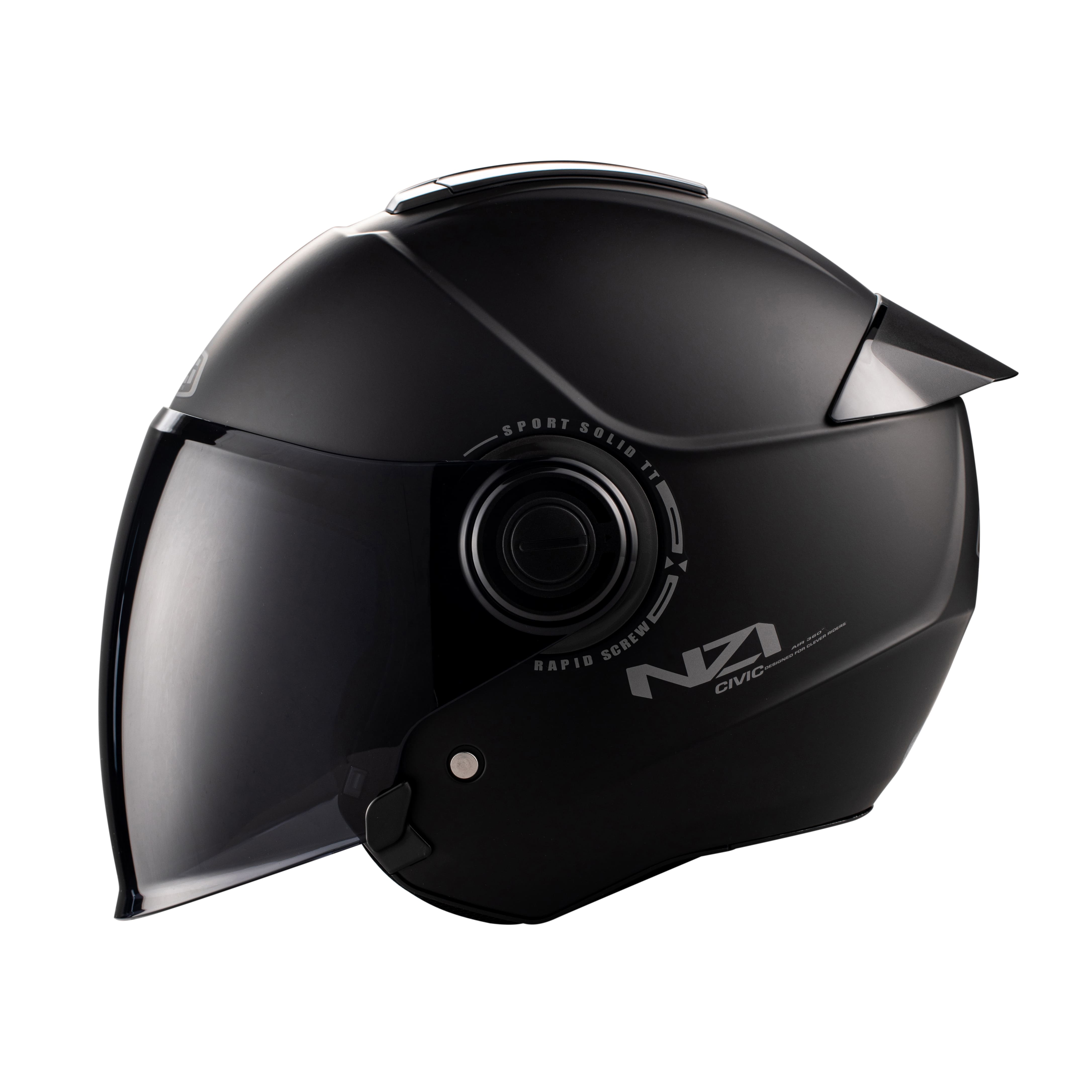 NZI CIVIC STREAM SOLID NOVEAU MATT BLACK v2