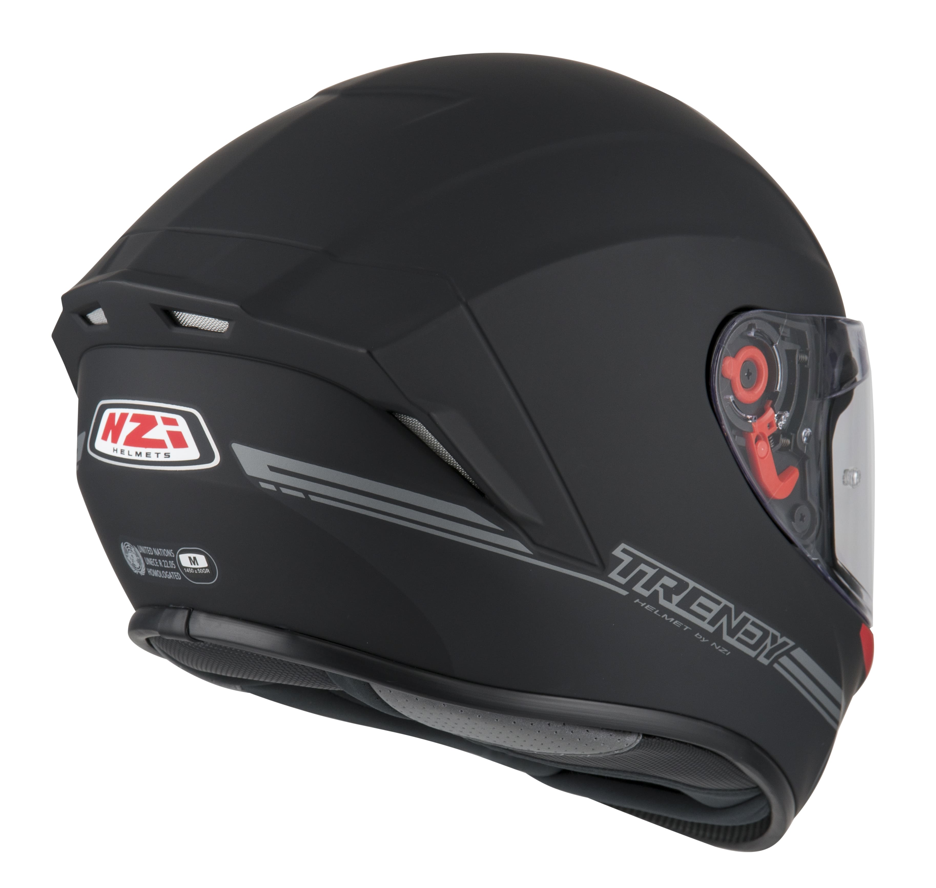 NZI TRENDY 2 BLACK Matt VISEIRA TINTED+CLEAR