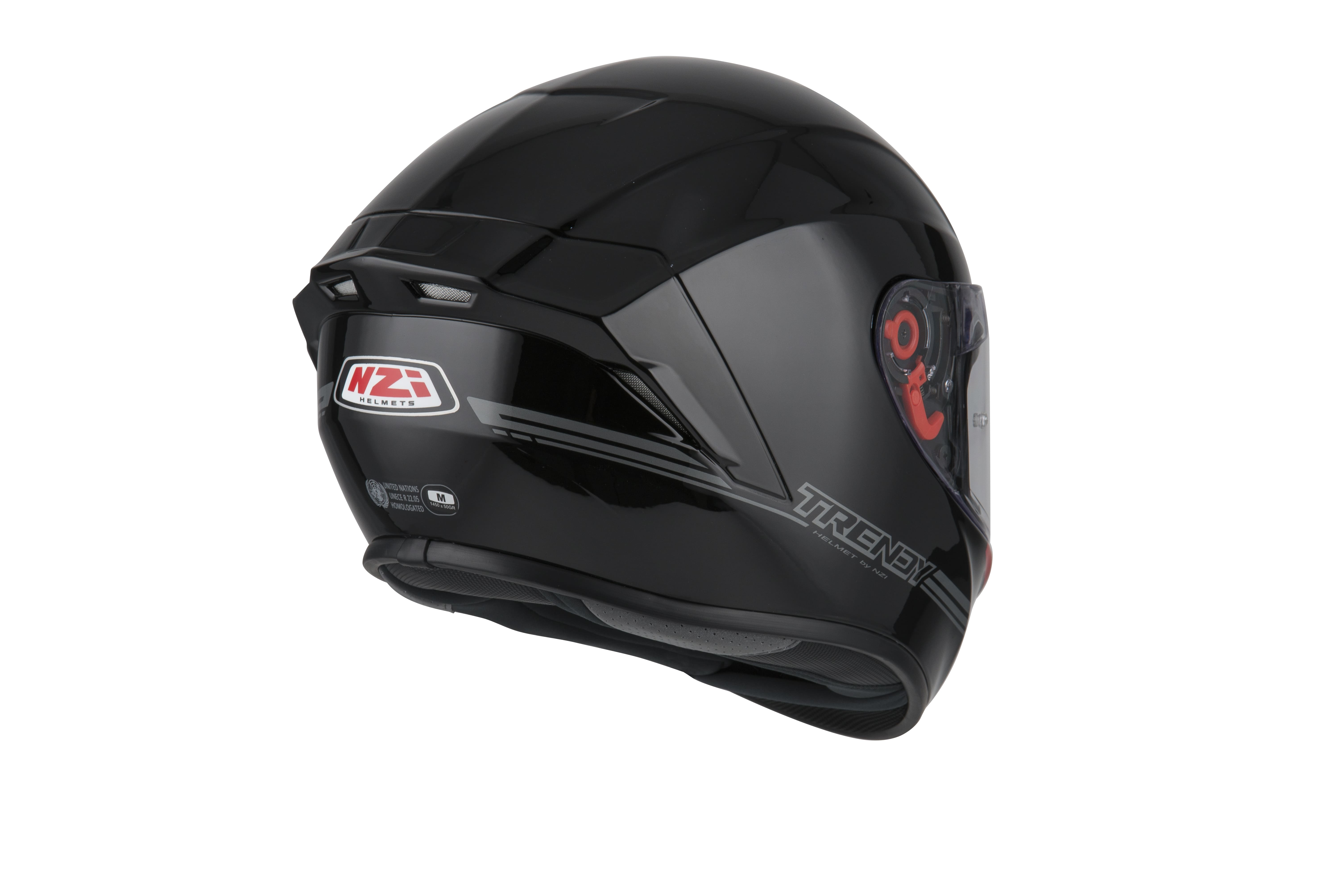 NZI TRENDY 2 SOLID NOUVEAU BLACK VISEIRA TINTED+CLE