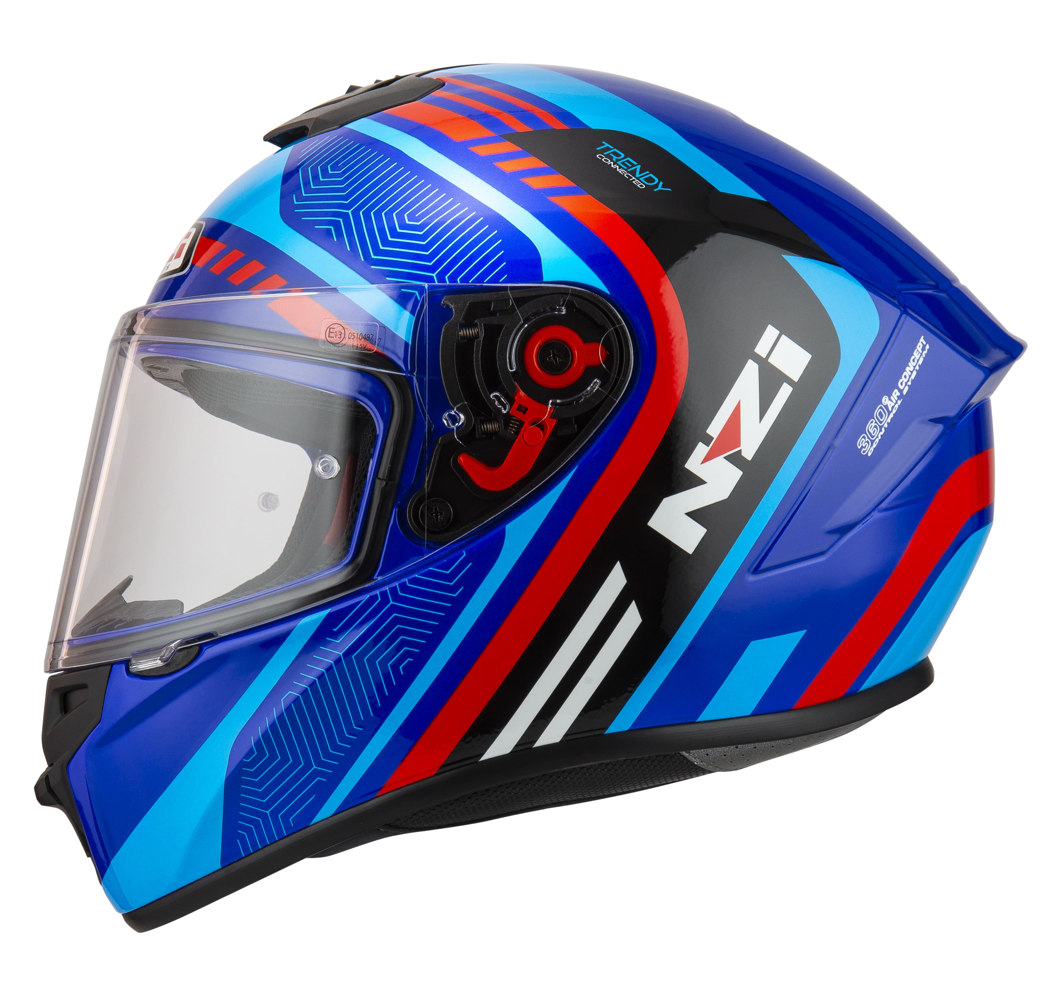 NZI TRENDY 2 CONNECTED DARK BLUE&RED&BLUE