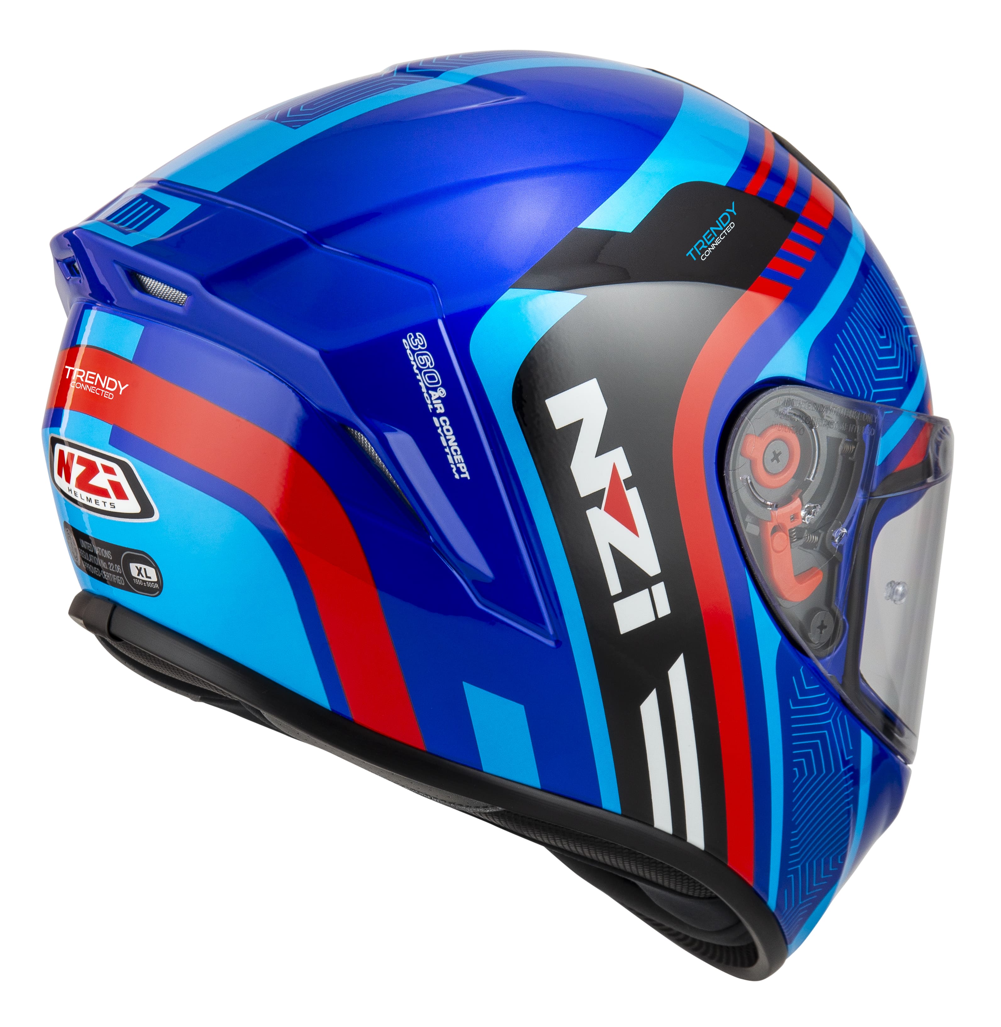 NZI TRENDY 2 CONNECTED DARK BLUE&RED&BLUE