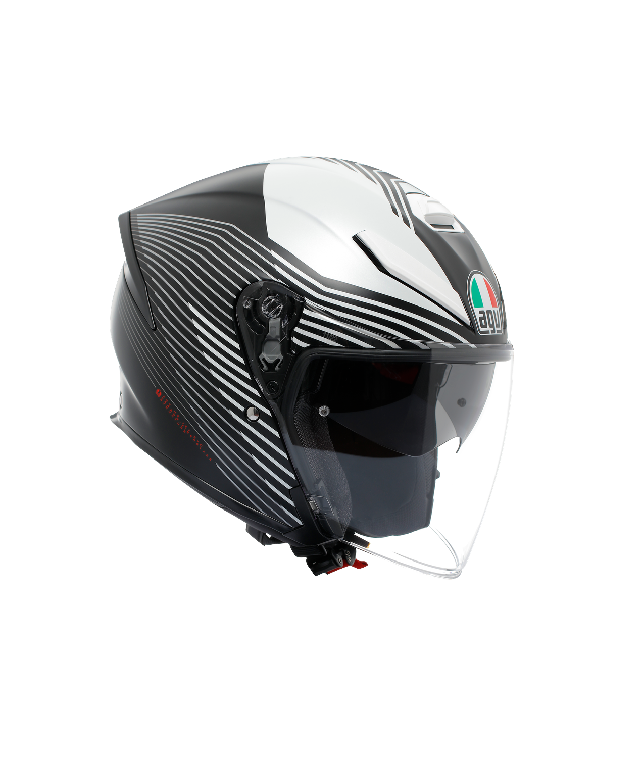 AGV K5 JET EVO CONTROL MATT  BLK/WHITE