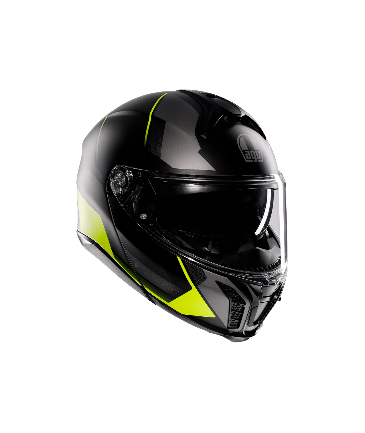 AGV TOURMODULAR MPLK MULTI PERCEP MAT BLK/YEL FL