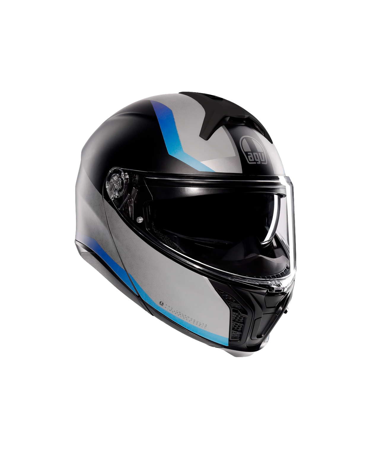 AGV TOURMODULAR MPLK MULTI STRAY MAT BLK/GR/BL