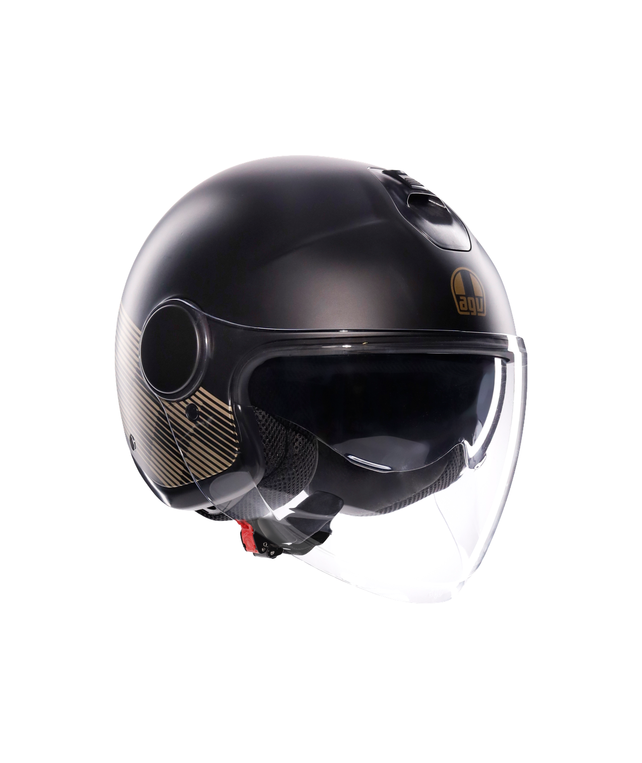 AGV ETERES  PONZA MATT BLACK/GOLD