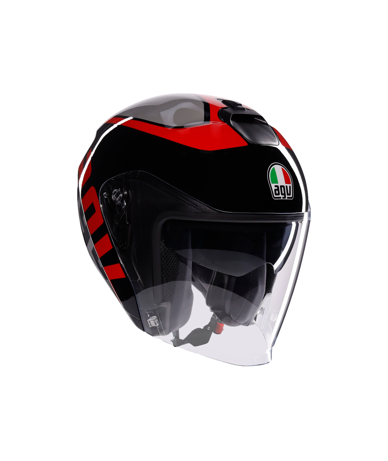 AGV IRIDES  VALENZA MATT GREY/BLACK/RED
