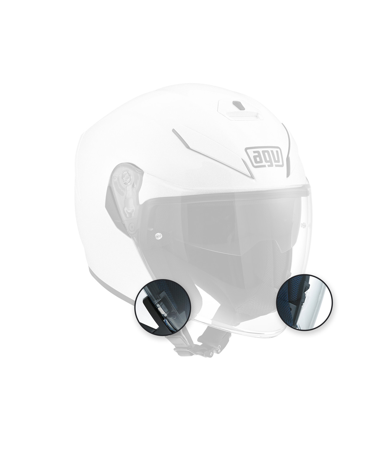 VISEIRA MAGNETICA CITY 21/CITY 17 K5 JET SILVER