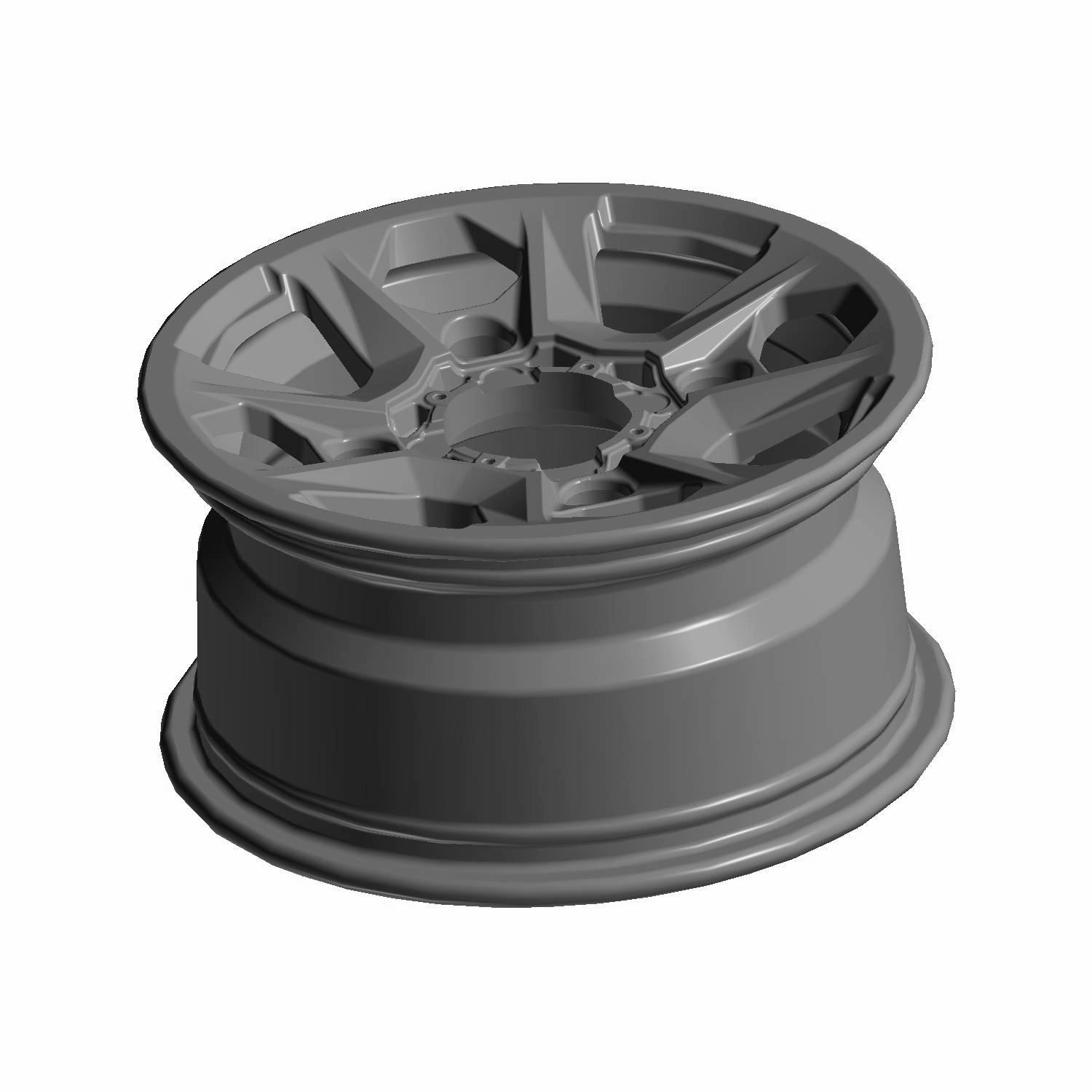 RIM-FRT CAST 12X5.5-19.85 MBLK