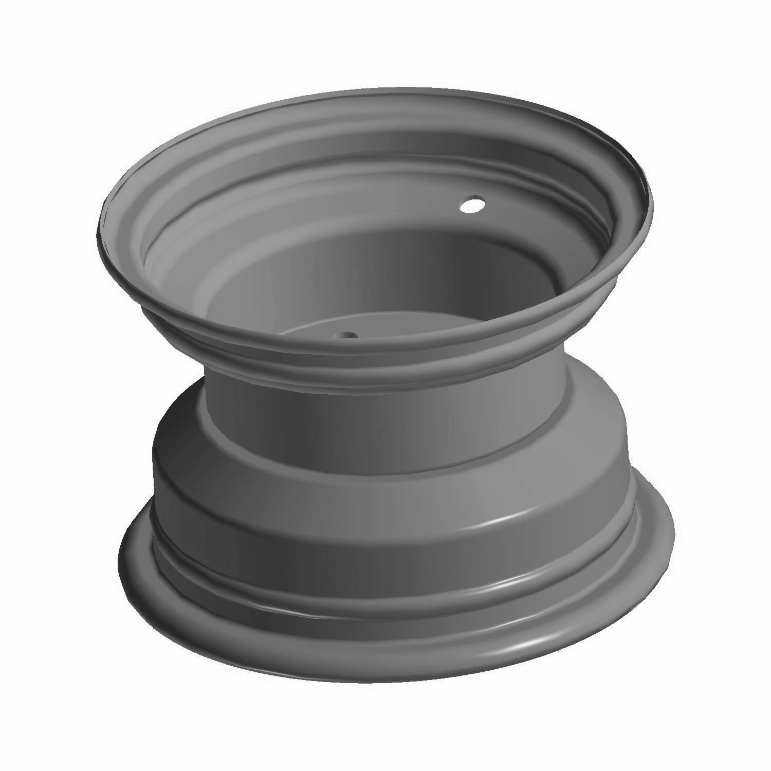 WELD-RIM FRONT 8X5.5 BLK