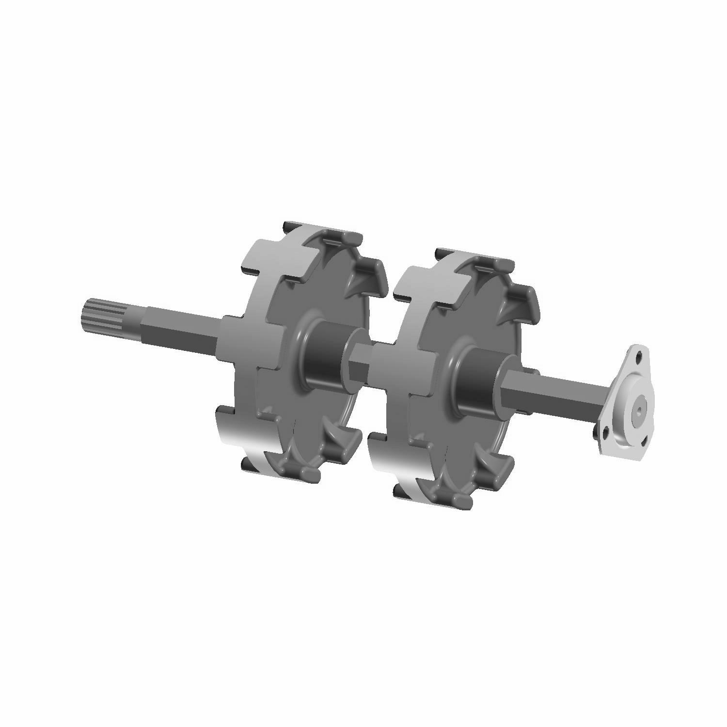 ASM-DRVSHFT HEX 8T METRC