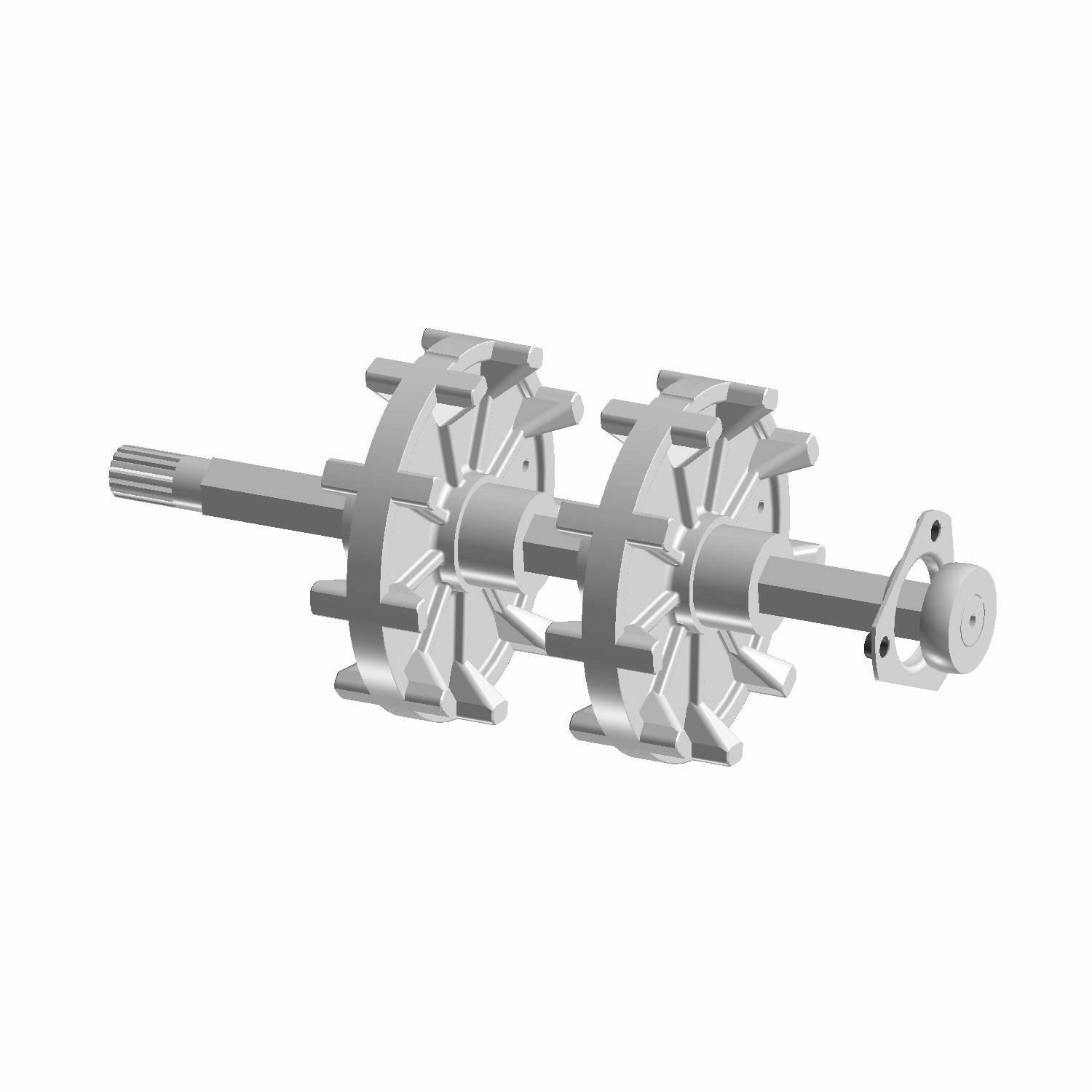 ASM-DRVSHFT HEX 9T METRC