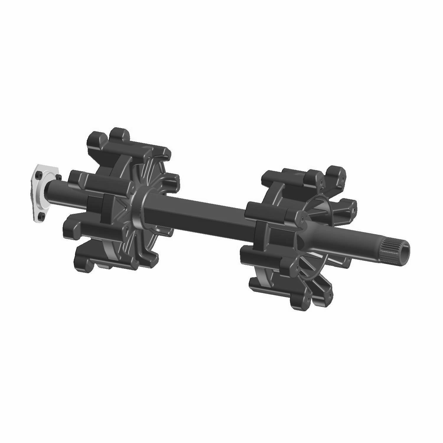 ASM-DRVSHFT HEX 2S-8T WT