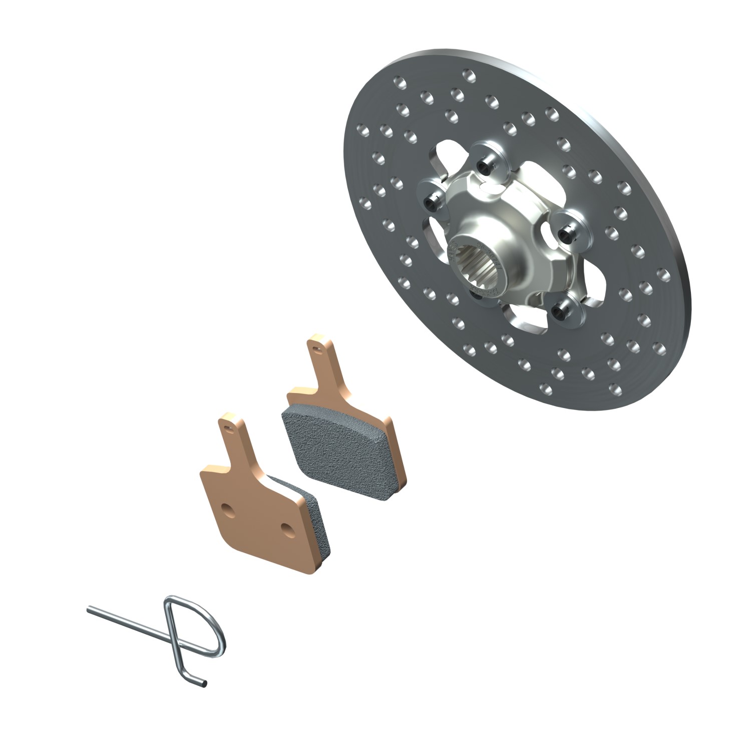 K-ASM HD BRK PAD W/FF DISC SNO