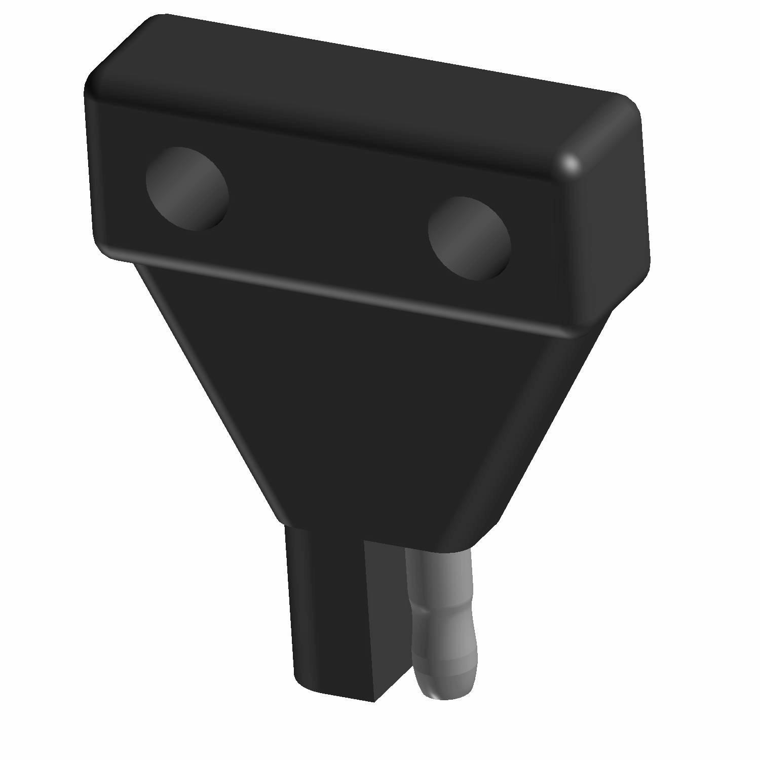 CONN-MOLDED W/.180 TERM BLK