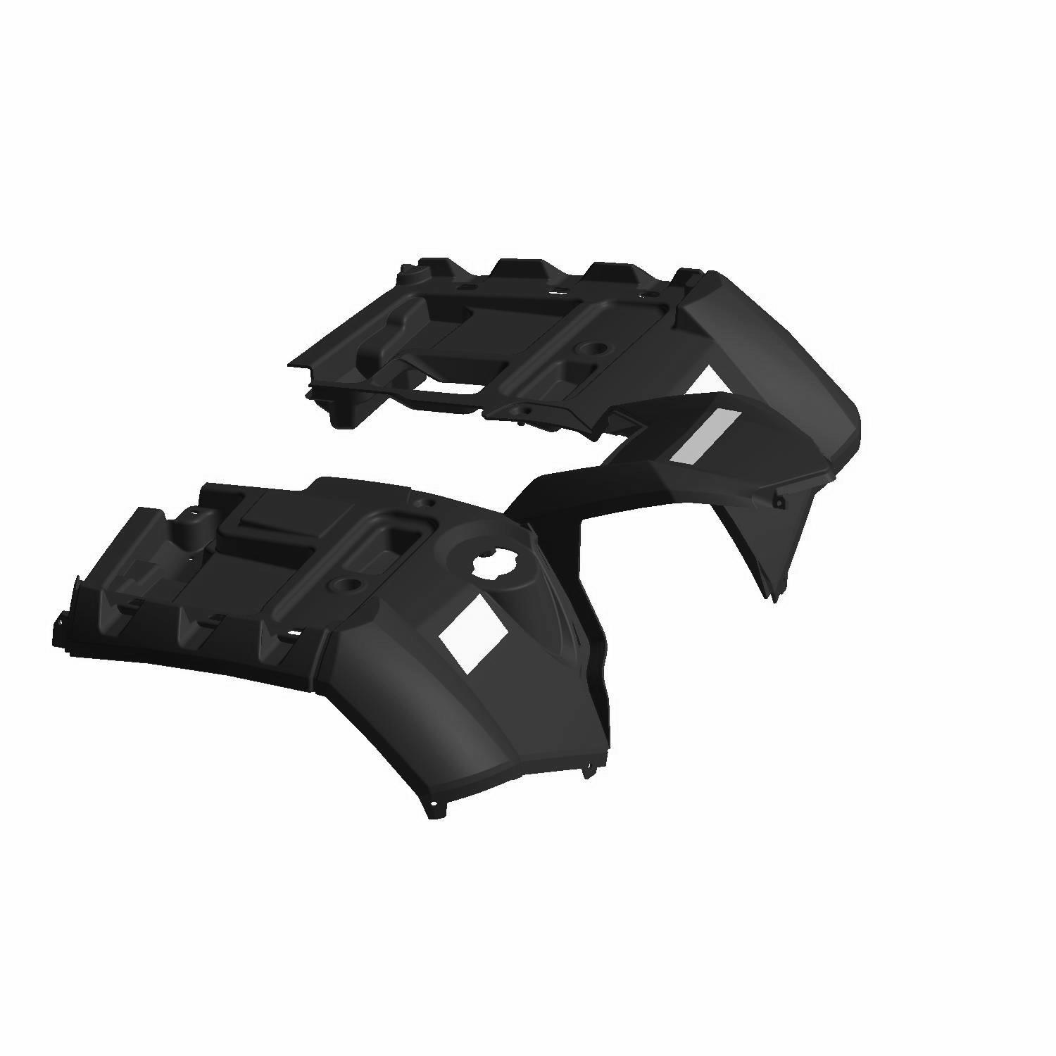 ASM-CAB FR SVC MD WHT LIGHT