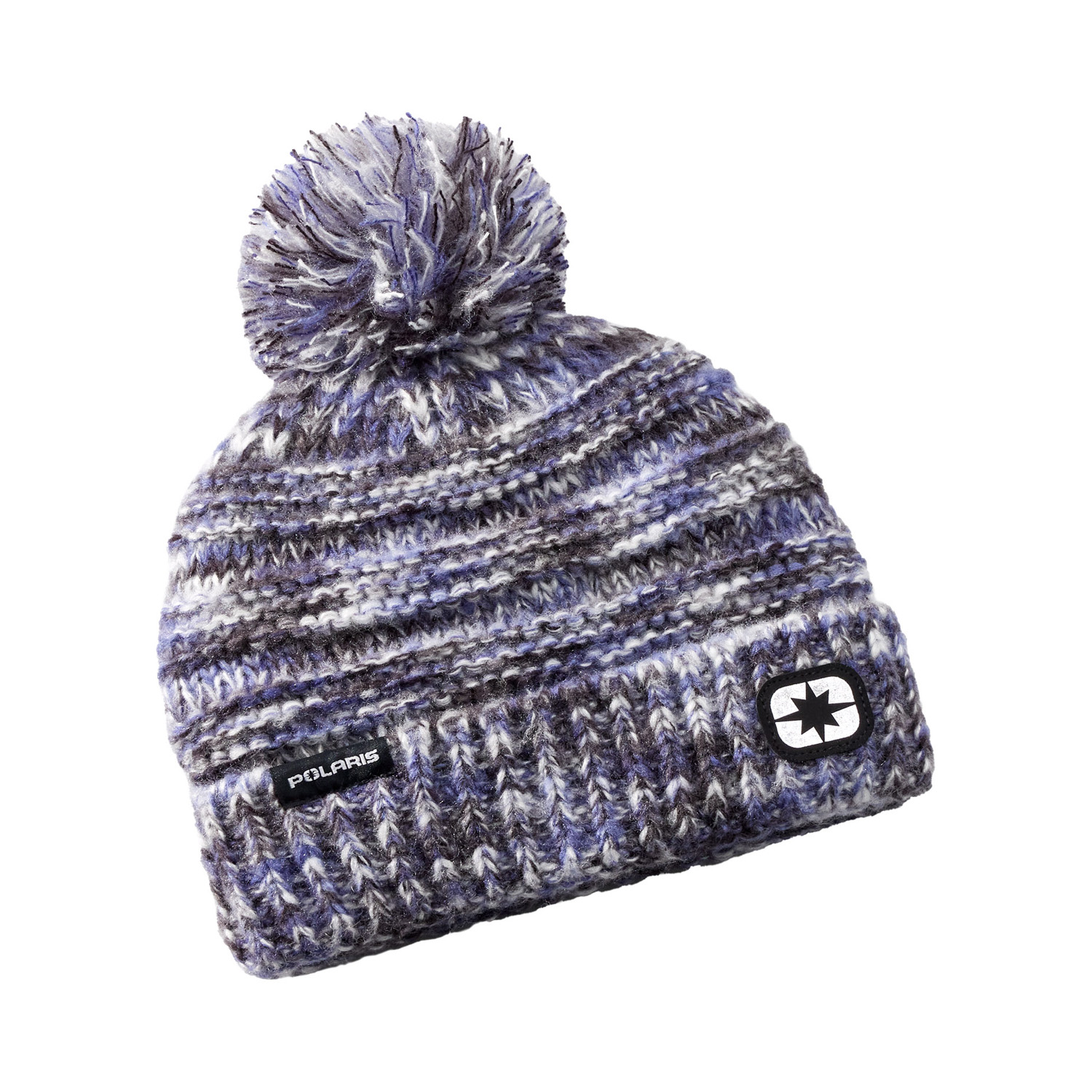 SPACE-DYE POM BEANIE BLUE