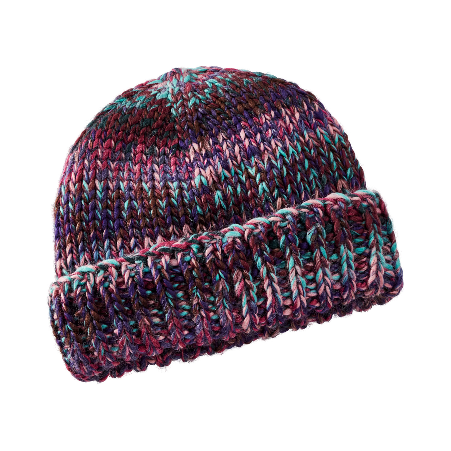 W MARLED CUFF BEANIE PNK