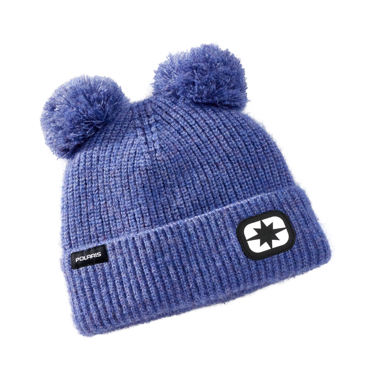 Y DOUBLE POM BEANIE BLUE
