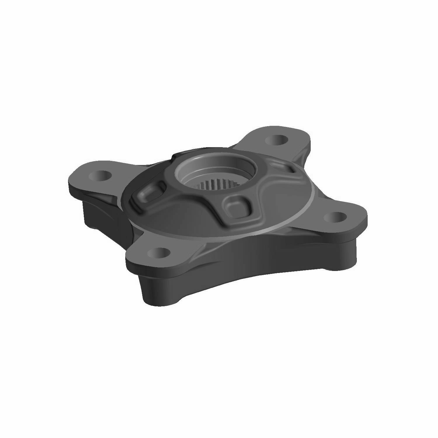 HUB-WHEEL MACH BLK