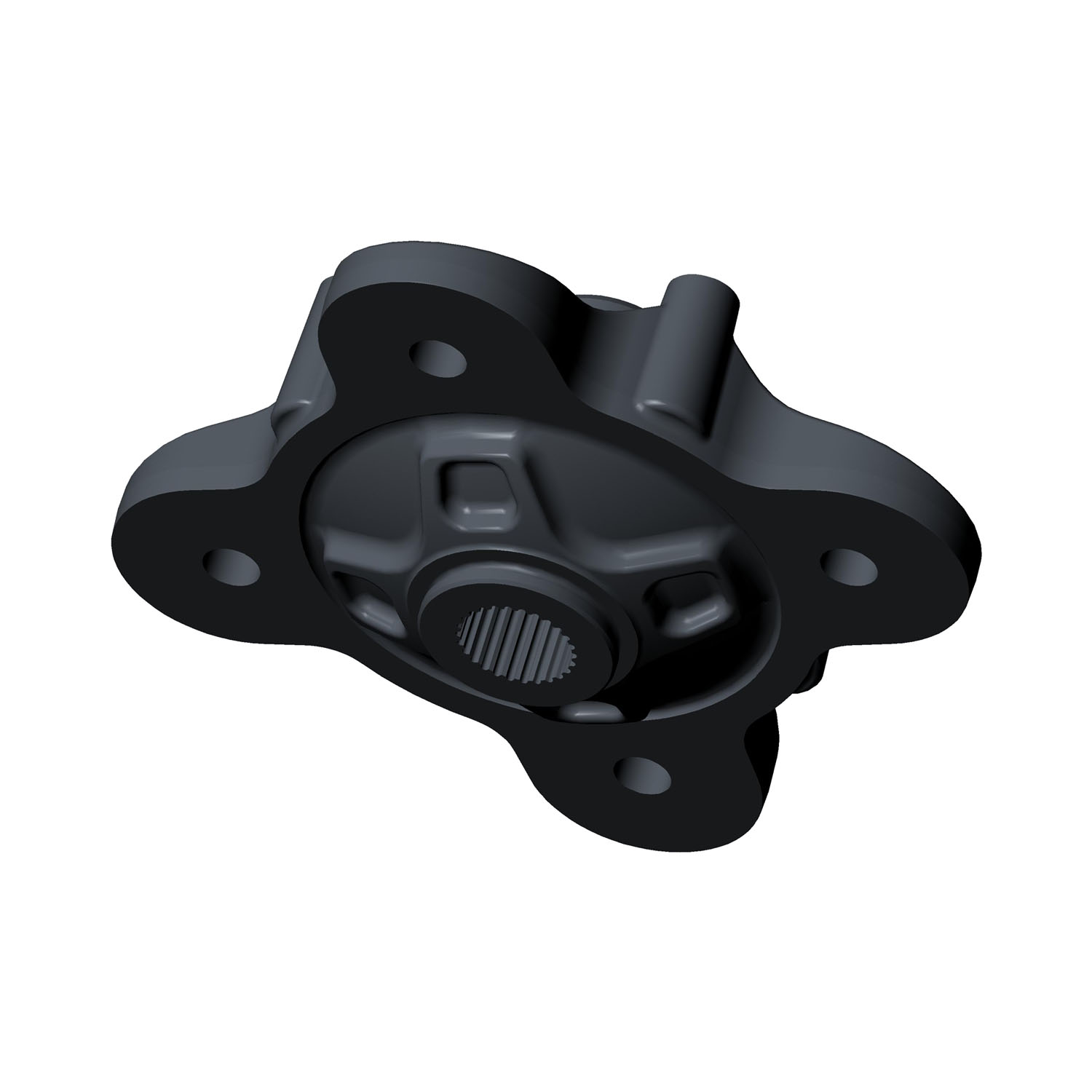 HUB-WHEEL MACH BLK