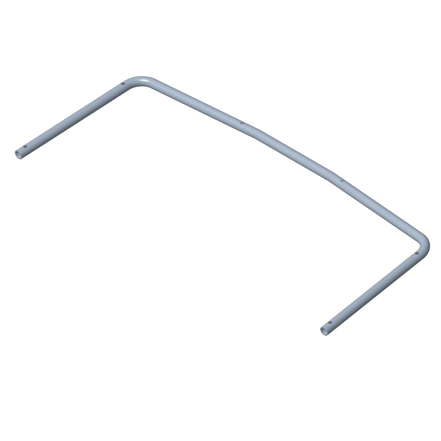TUBO SUPORTE RACK RR M.BLK"