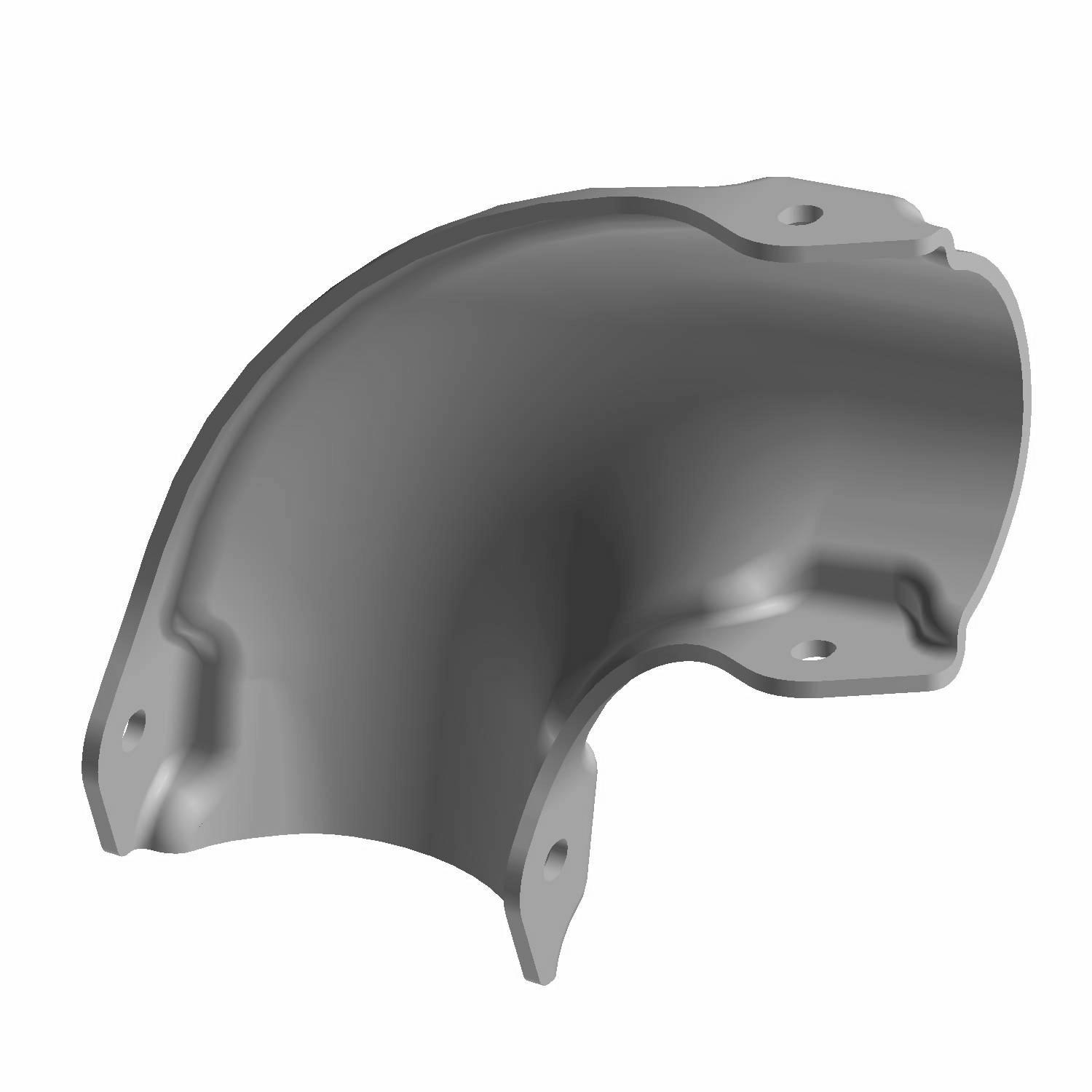 SHIELD-HEAT HEADPIPE FRONT