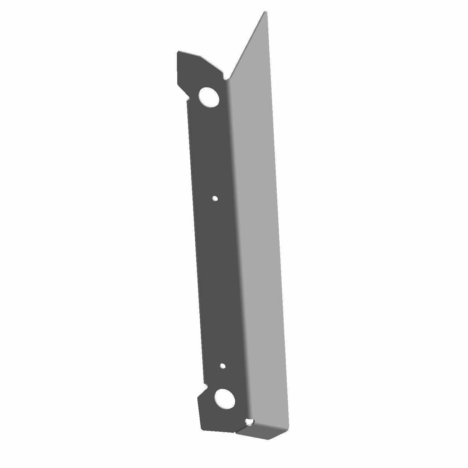 BRKT-HALF DR TRIM RR RH P.MLTD