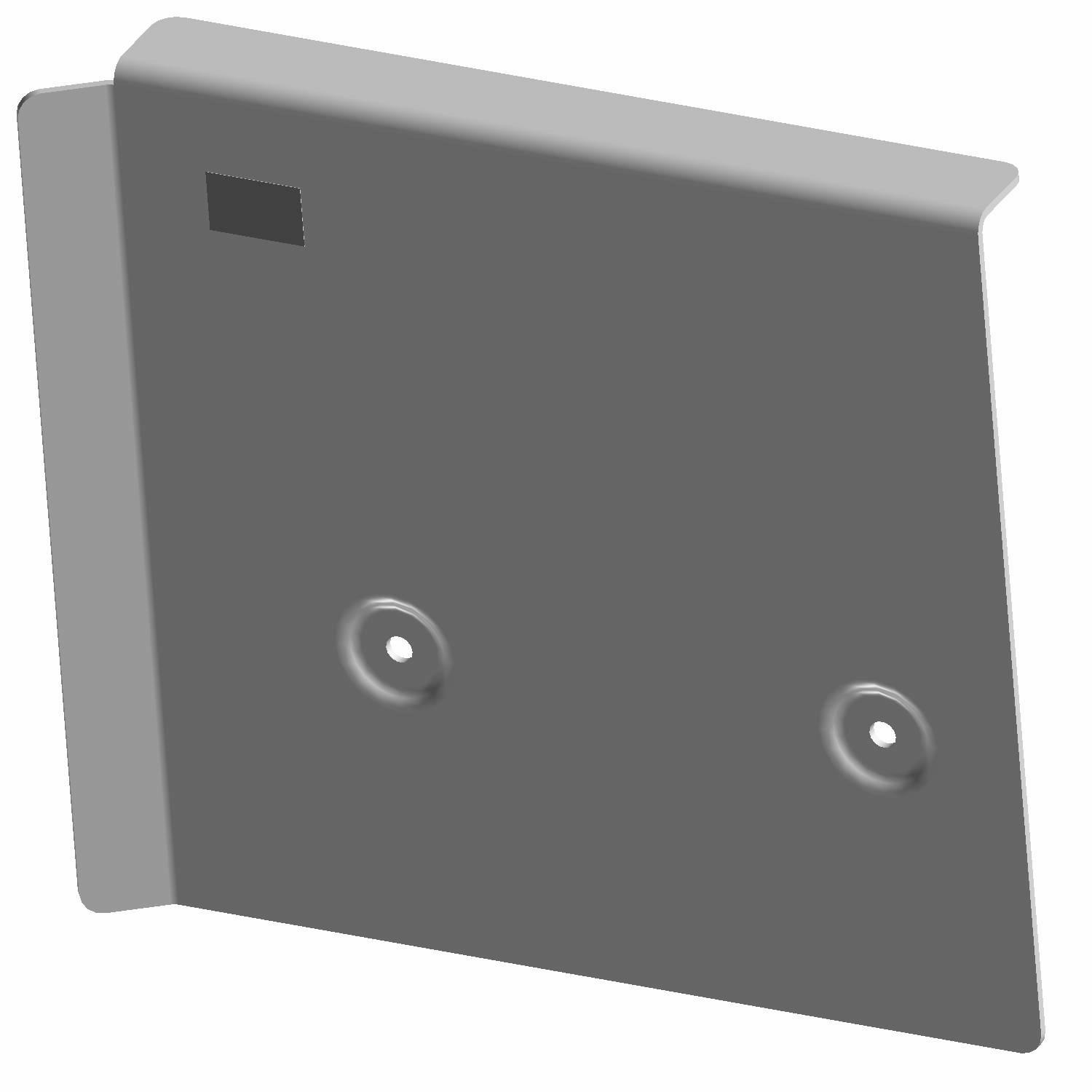 SHIELD-EXHAUST BOX 6X6