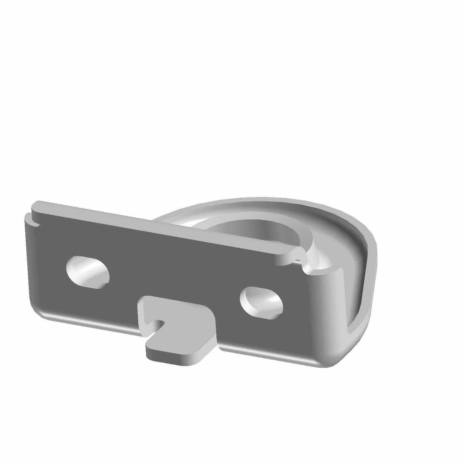 BRKT-EXHAUST FRONT M.BLK