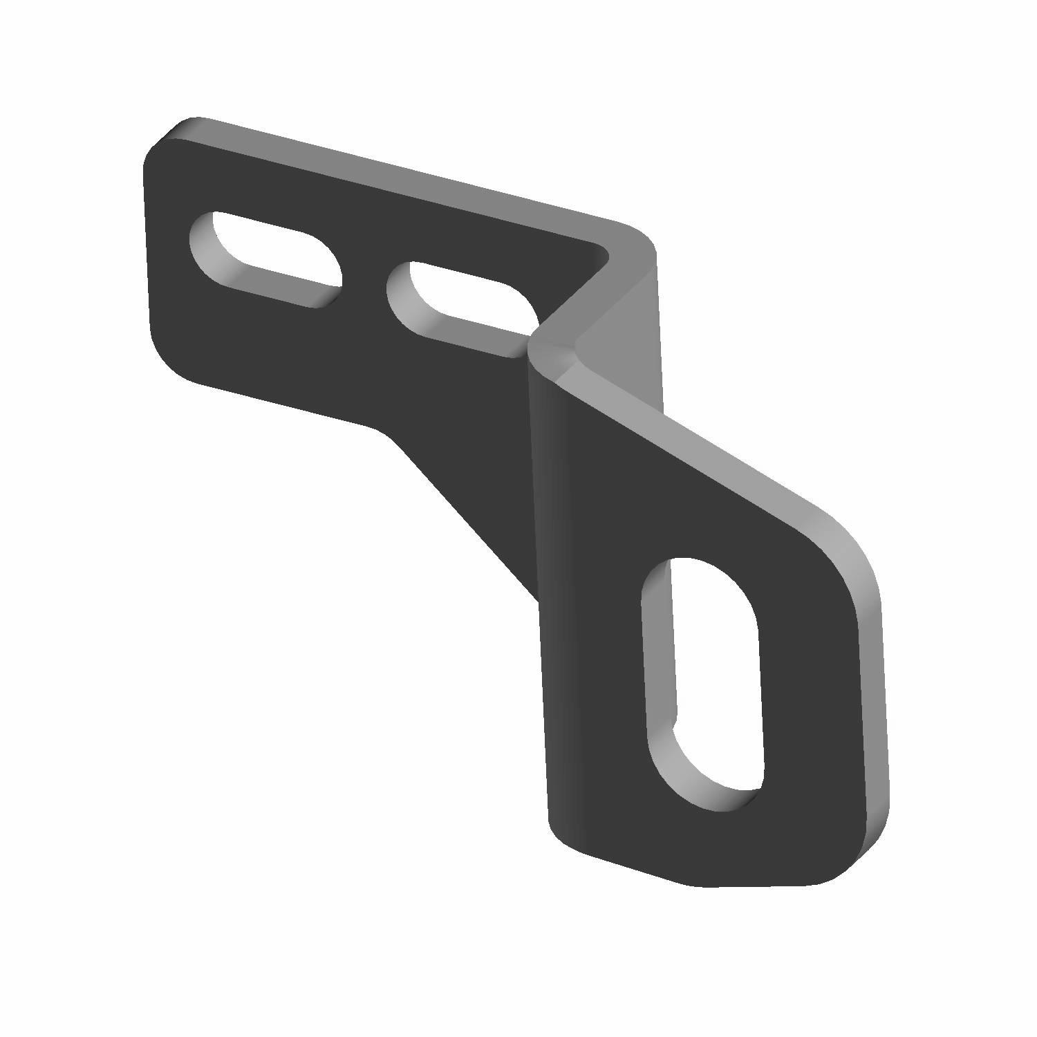 BRKT-STRIKER FRNT LH BLK