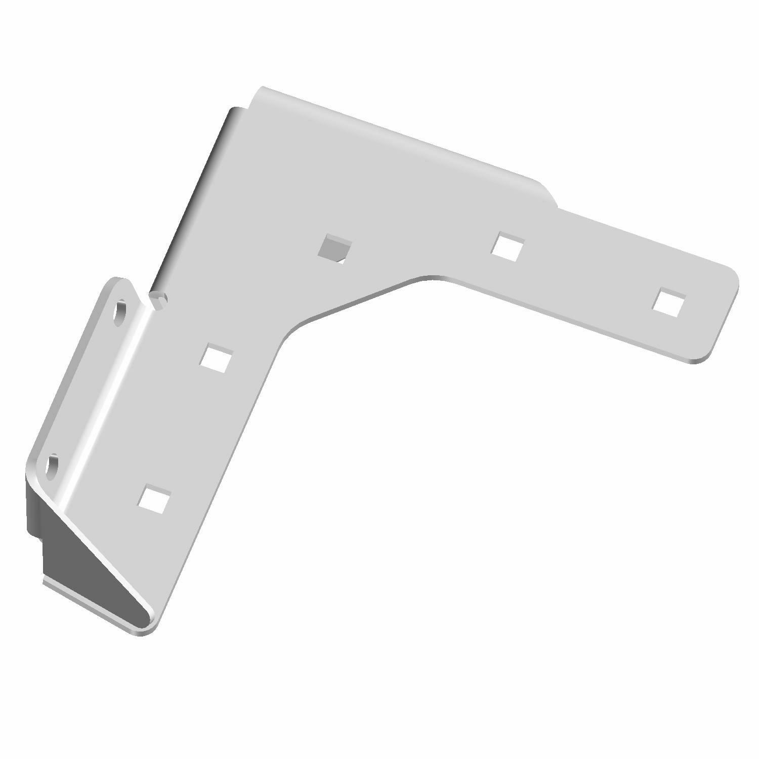 BRKT-L DEBRIS FLAP MBLK