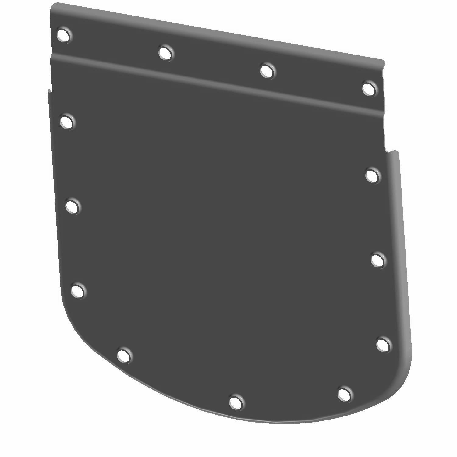 CVR-BATTERY FRONT SRVC BLK