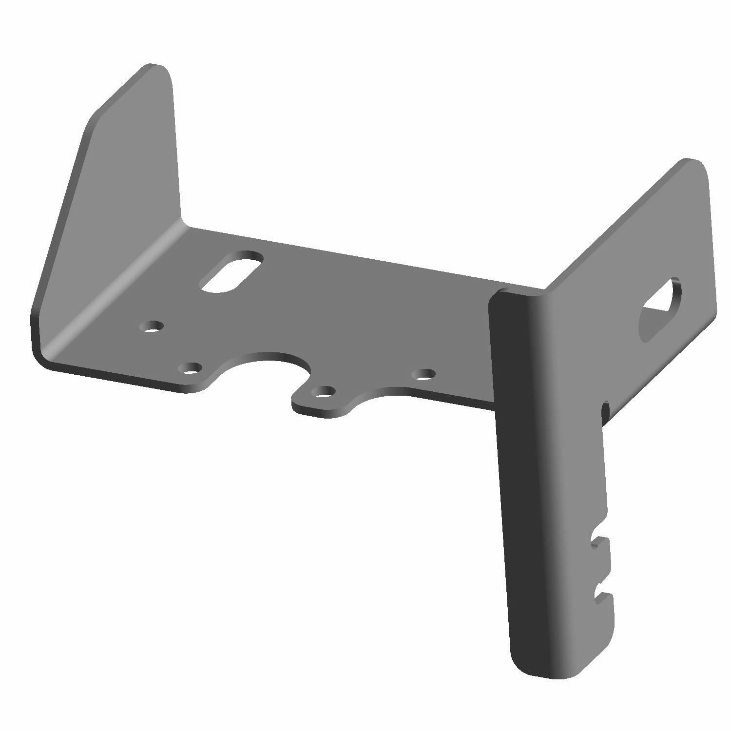 BRKT-FRONT FRAME LOWER  BLK
