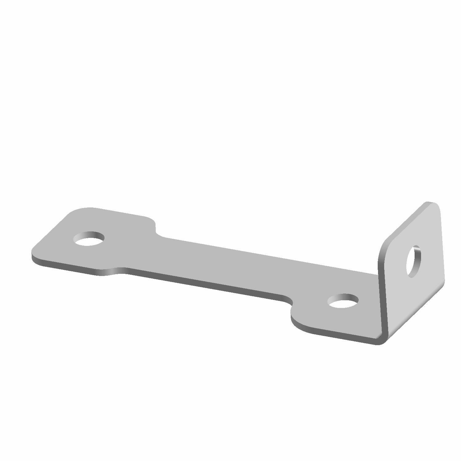 BRKT-FRONT FRAME PLATE BLK