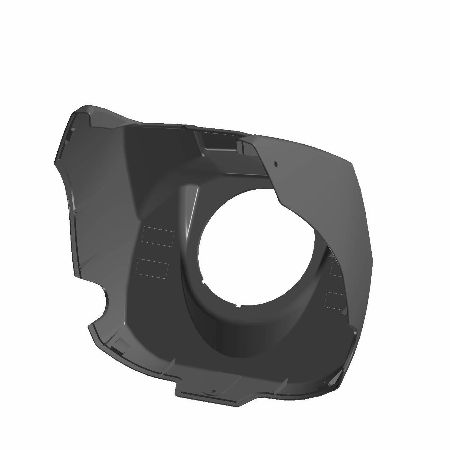 POD-HDLT UPPER SNAP WHT LTNG