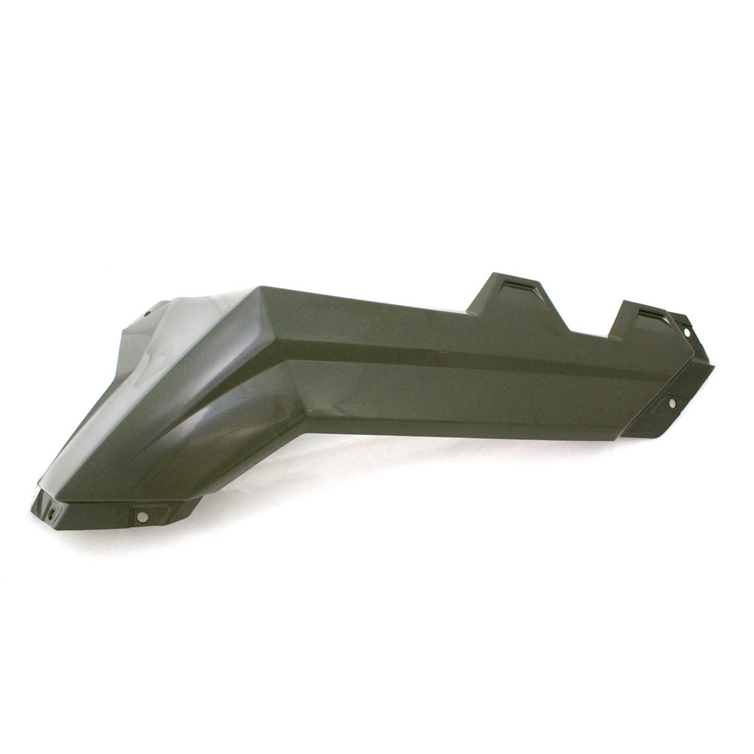 "FENDER-REAR LH S.GREEN HDPE"