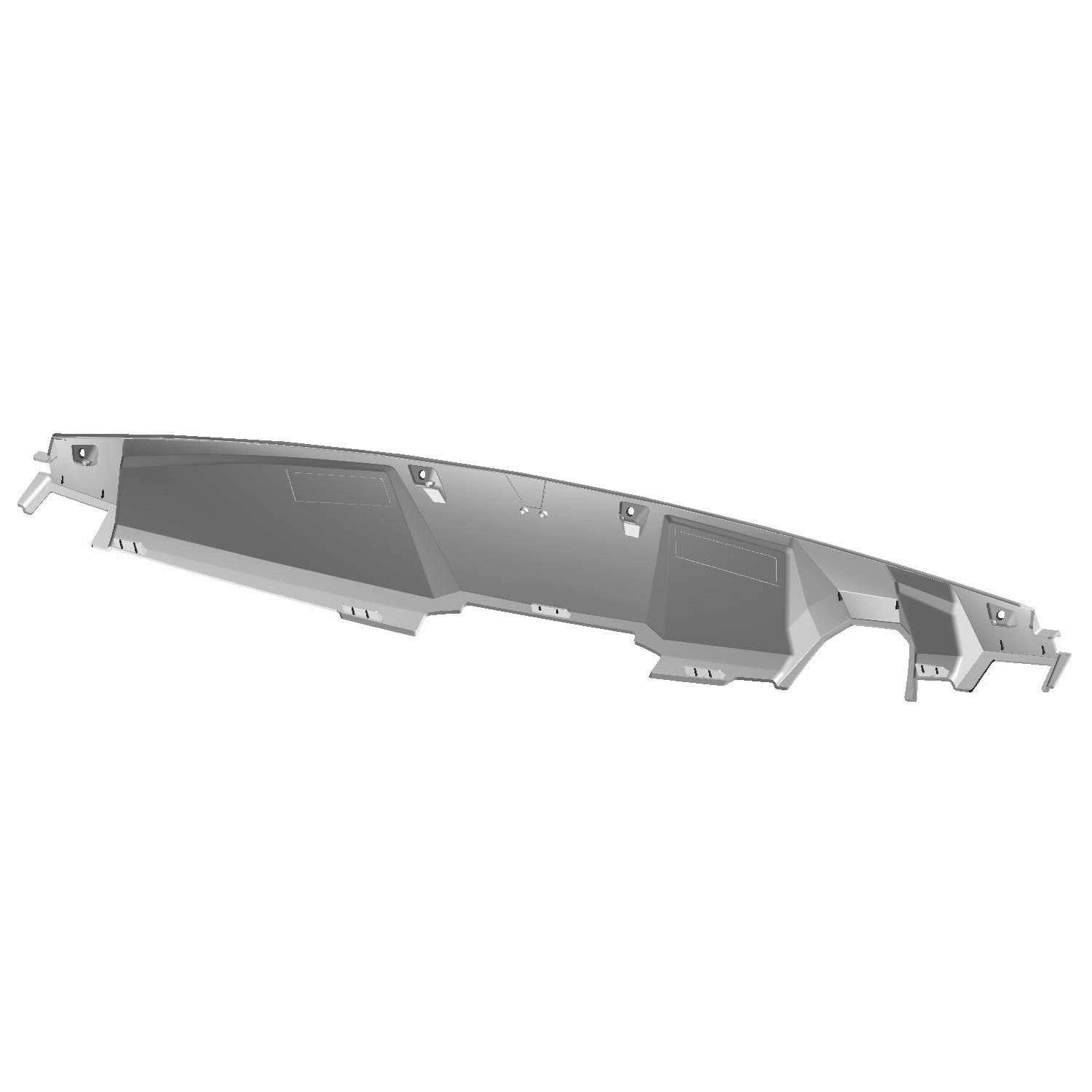 DASH-PANEL UPPER BLK MUD