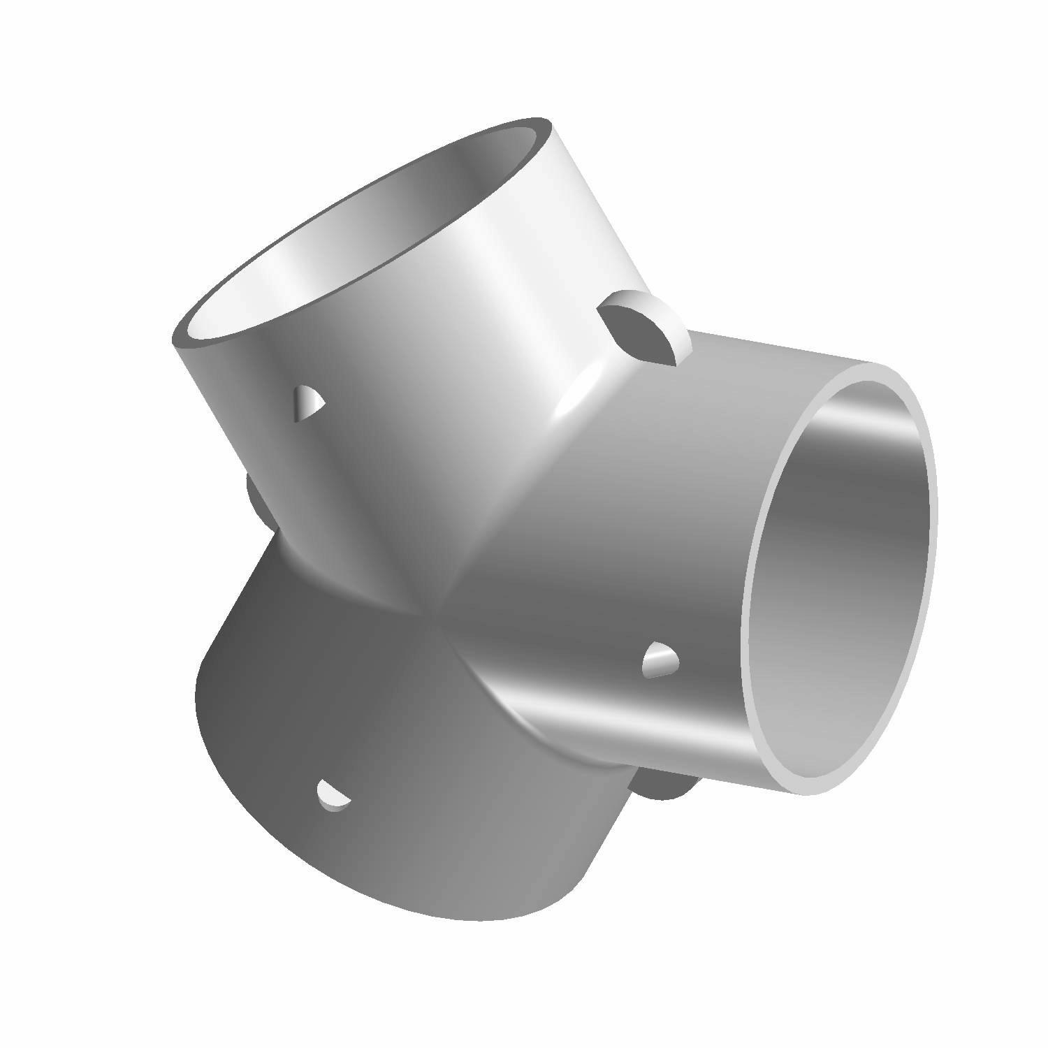 DUCT-Y HOSE HTR XOVR