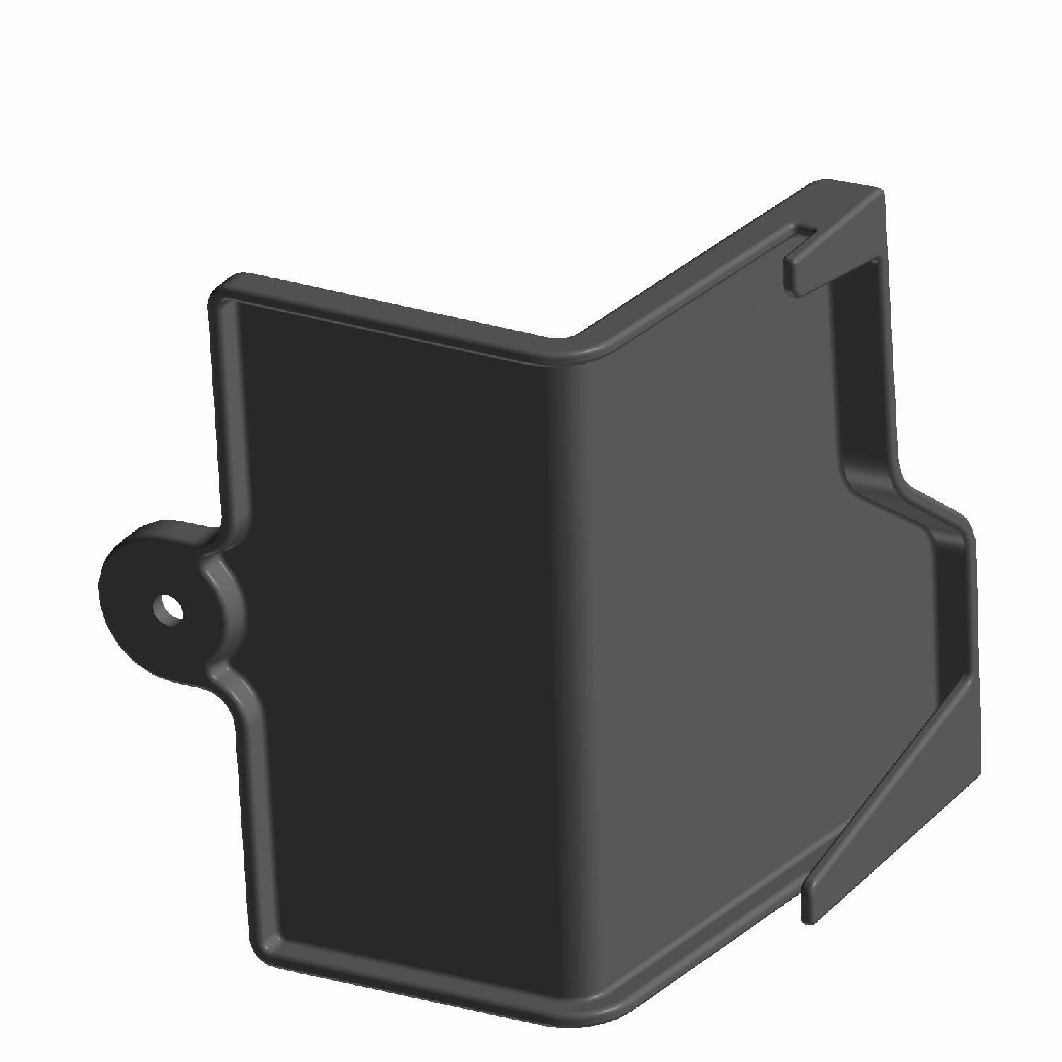 COVER PLASTIC REAR ROP LH BLK