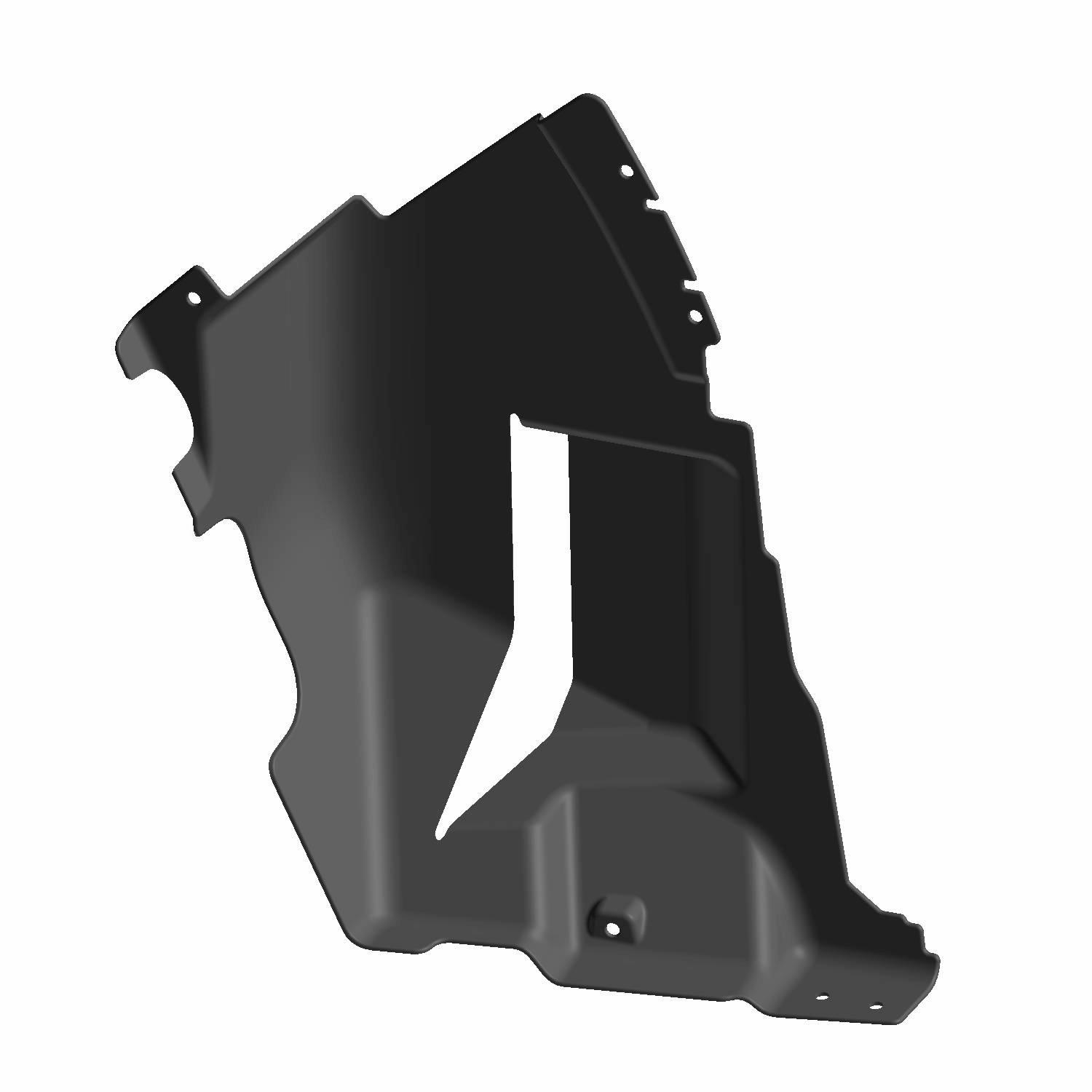 GUARD-MUD FRONT RH BLK