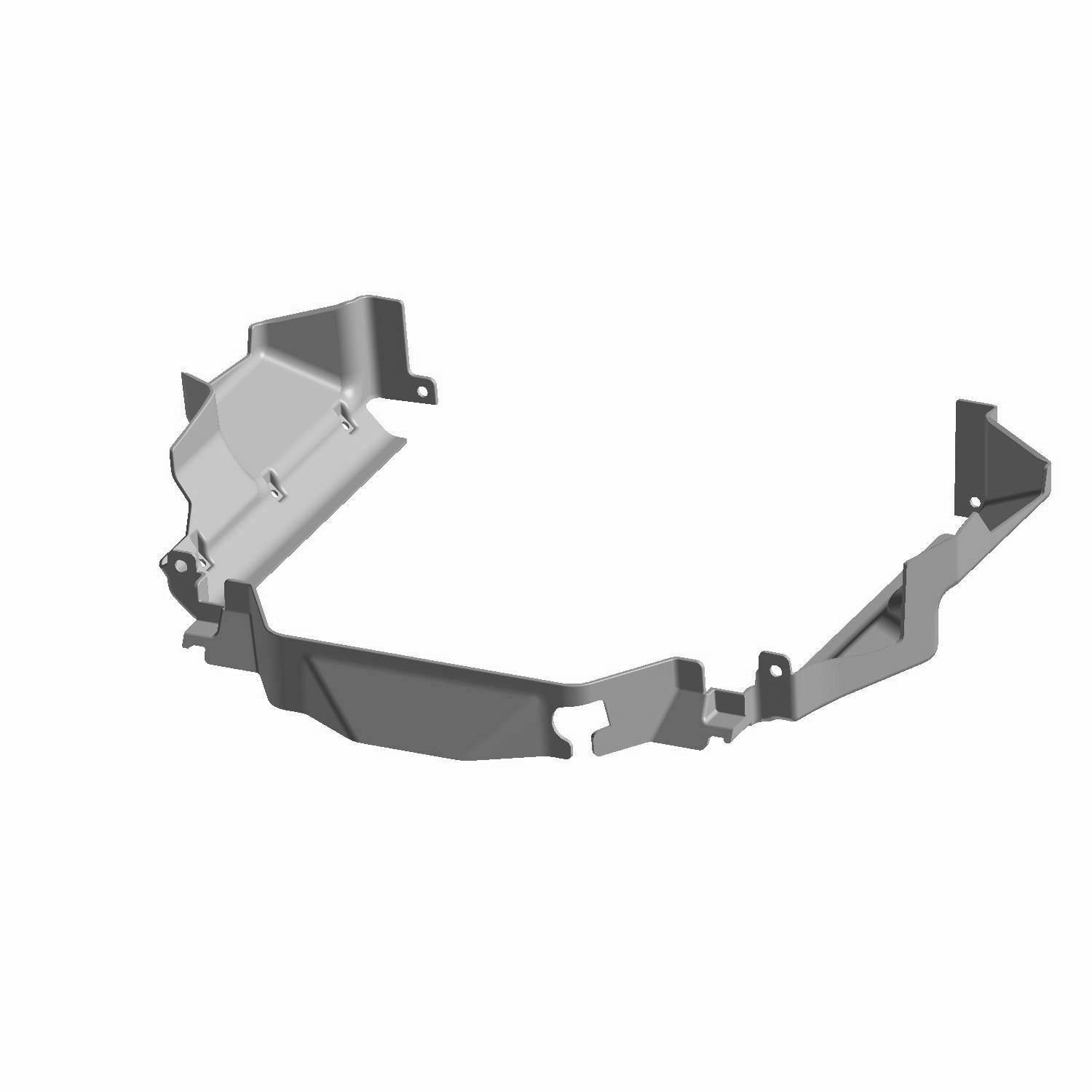 SHROUD-RADIATOR FRONT BLK