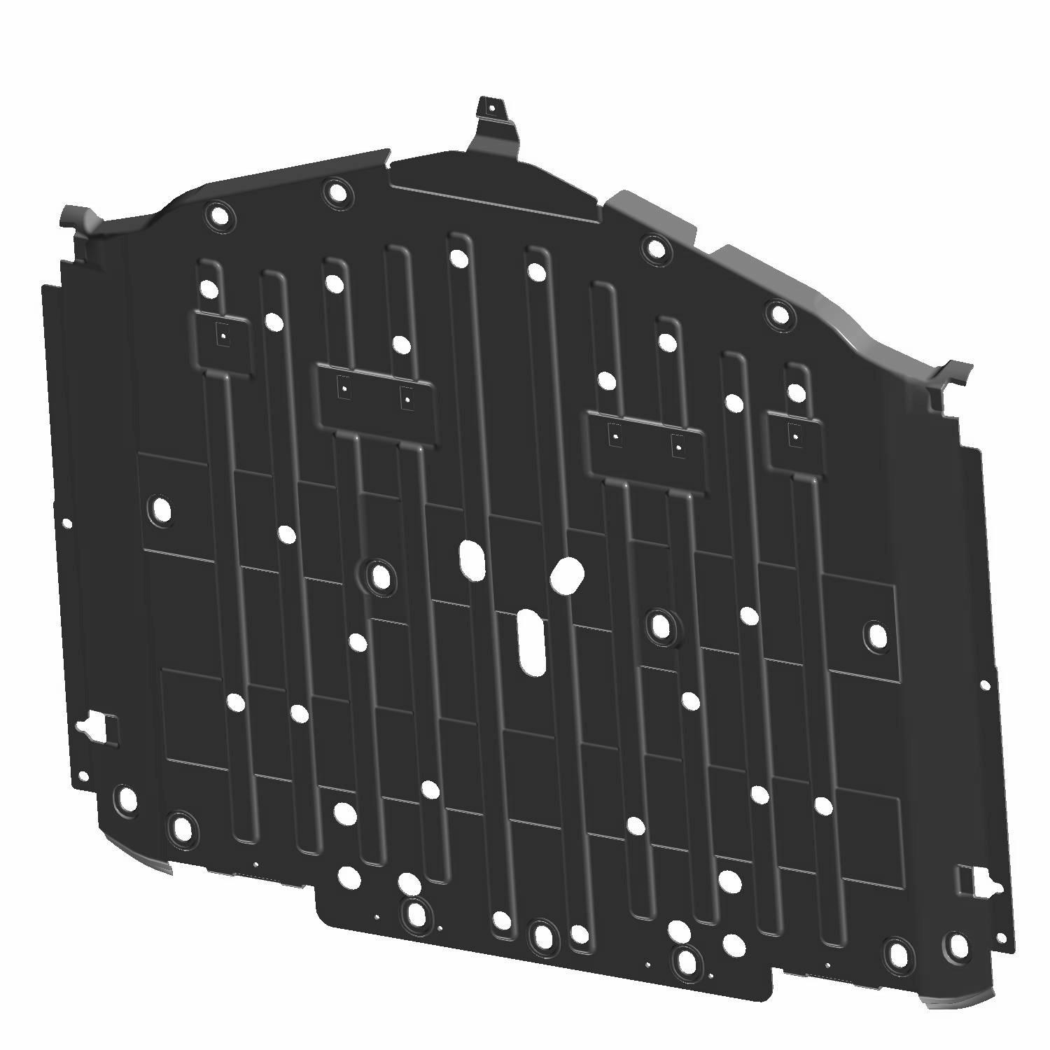 PLATE-SKID BLK